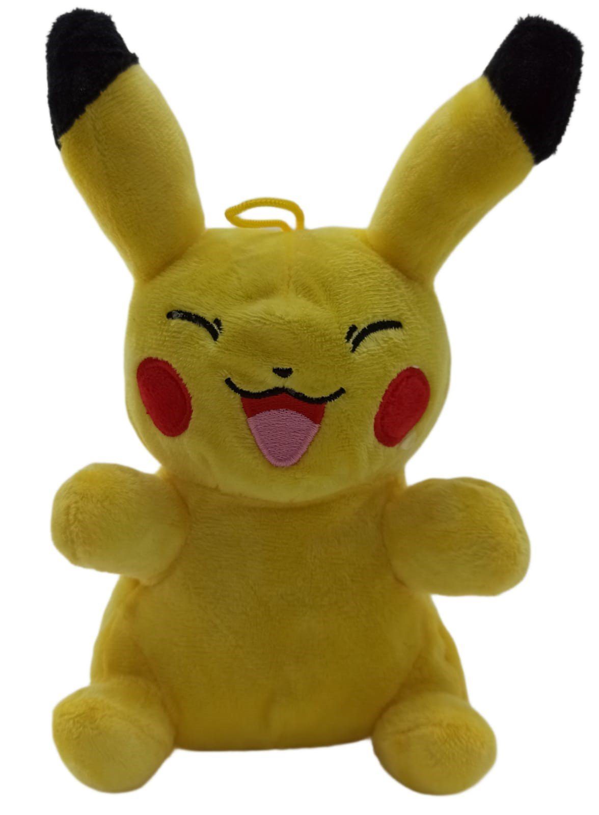 Tomy® Kuscheltier Pokemon Kuscheltier Pokemon Pikachu Kuscheltier XXL 25 cm (1-St), Super weicher Plüsch Stofftier Kuscheltier für Kinder zum spielen