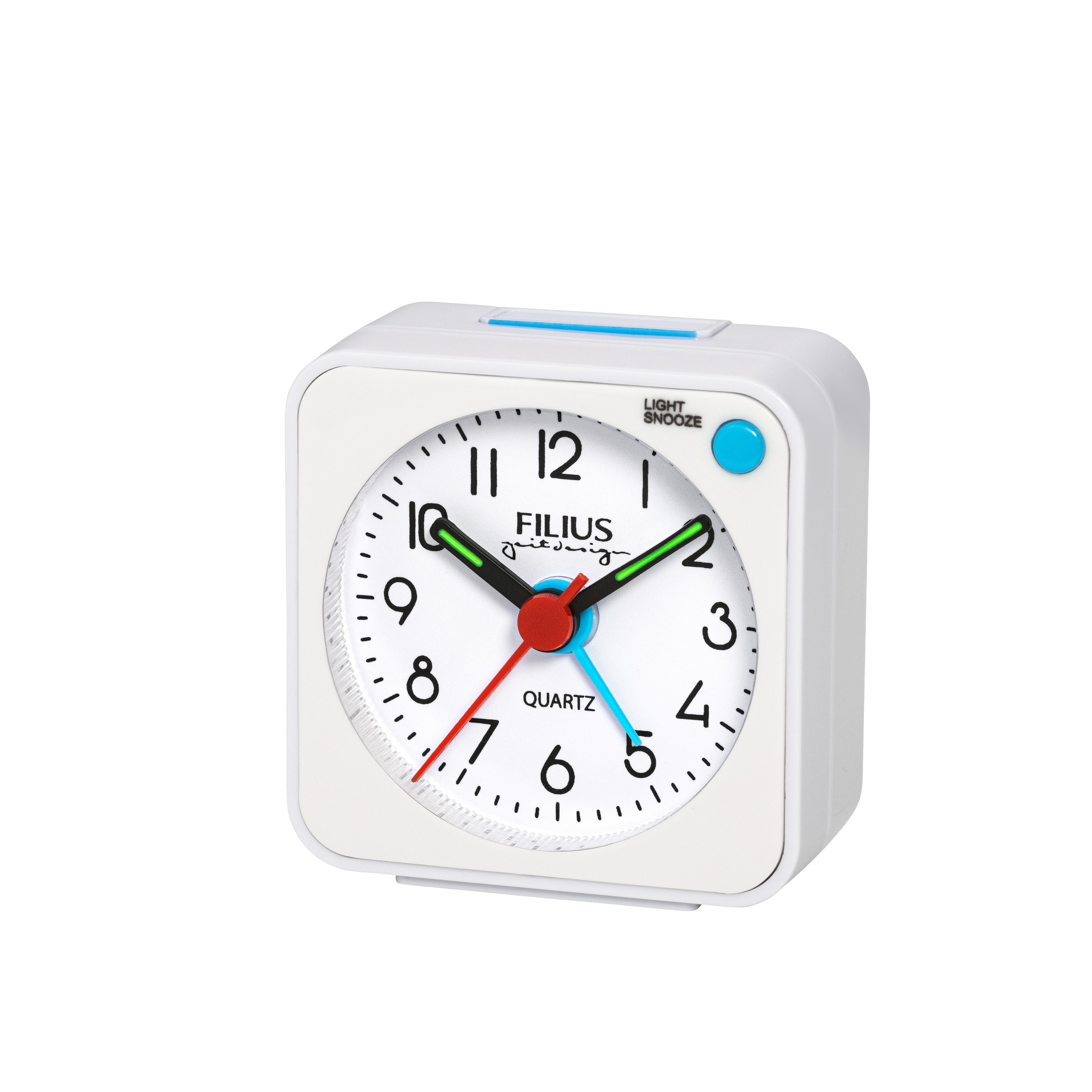 FILIUS zeitdesign Quarzwecker Будильники, Reisewecker, Schlafzimmer, Leuchtzeiger,schleichende Sekunde