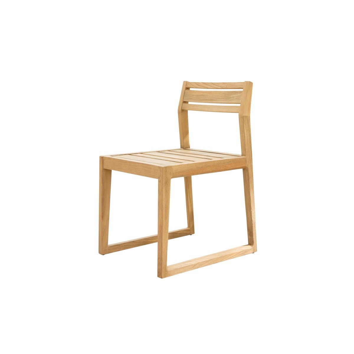 Tikamoon Gartenstuhl Gartenstuhl aus massivem, recyceltem Teakholz Vasco