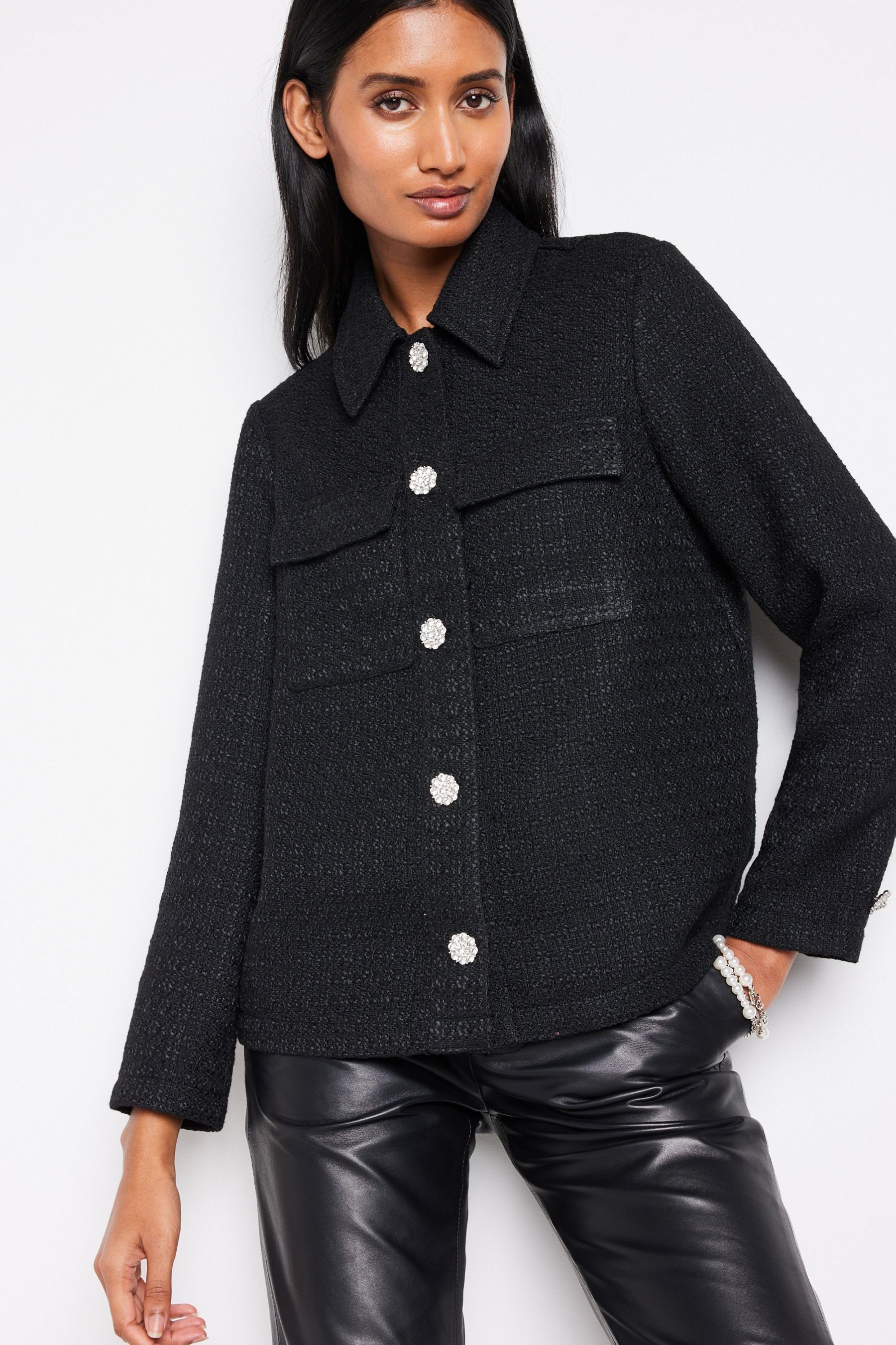 Next Hemdjacke Bouclé-Hemdjacke (1-St)