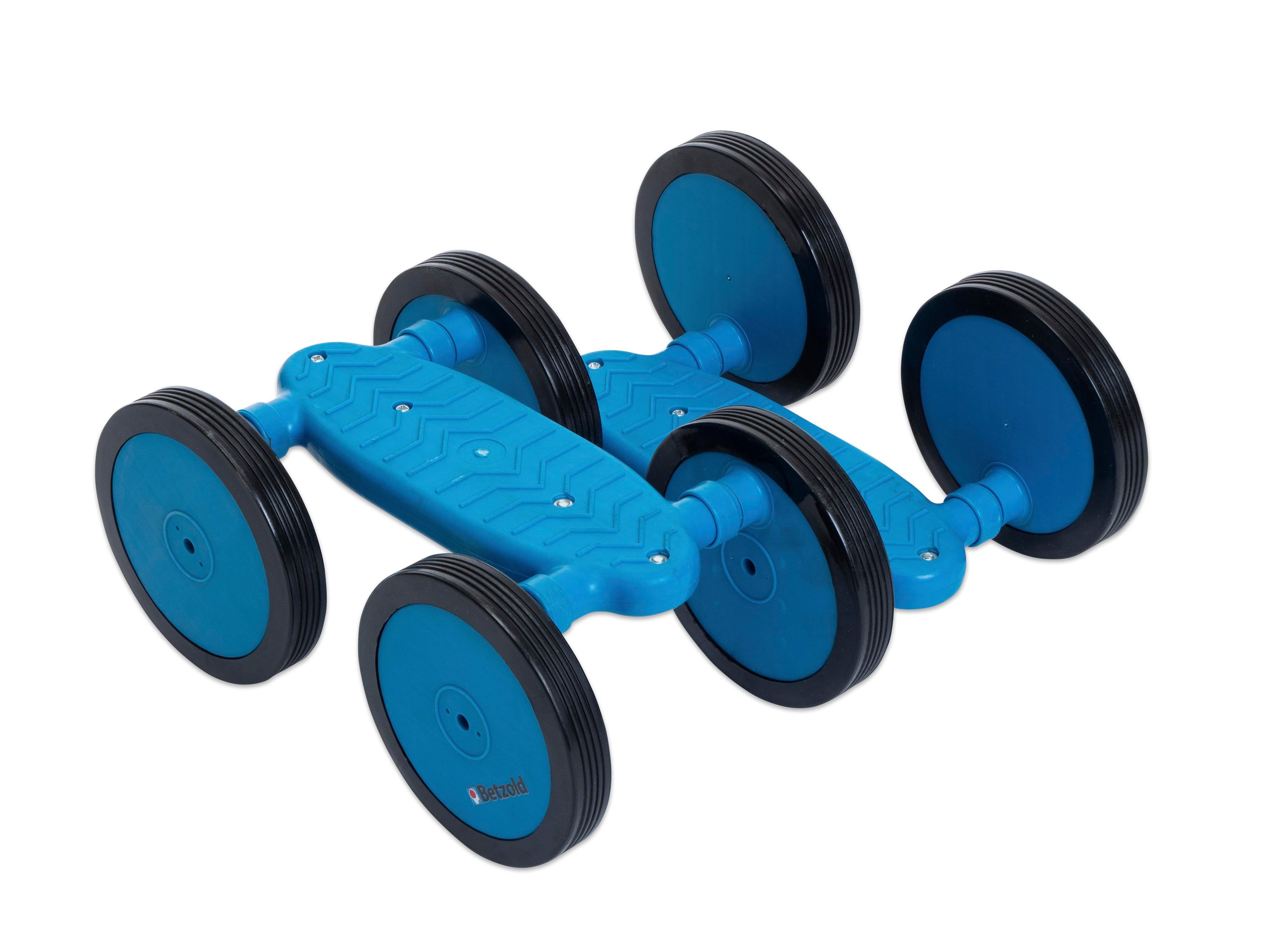 blau Betzold Belastbar - 6 Rollen Gleichgewichtstrainer Maxi-Roller Kinderfahrzeug Geschicklichkeit, Sport kg 100 bis mit