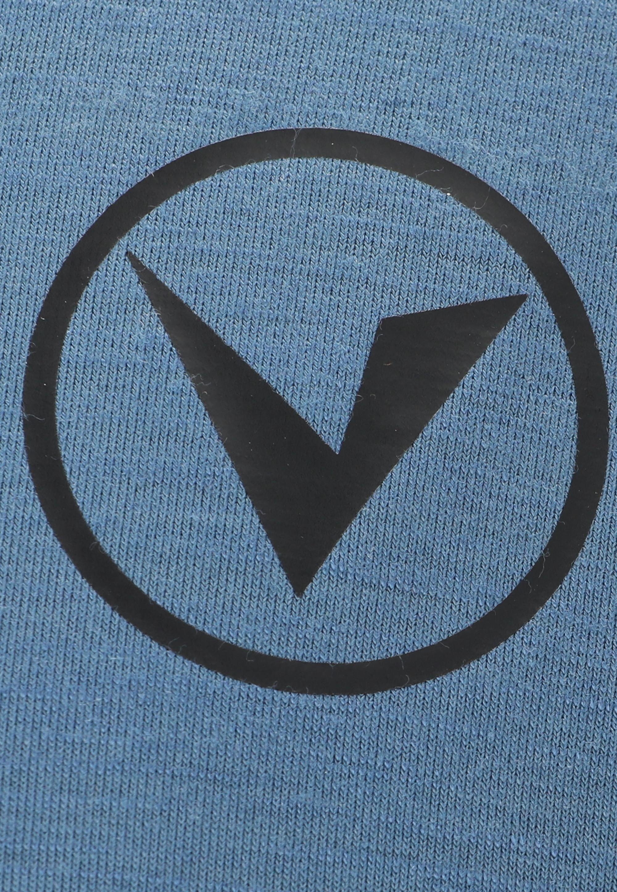 Virtus M innovativer Quick (1-tlg) Langarmshirt JOKERS mit hellblau-meliert L/S Dry-Technologie