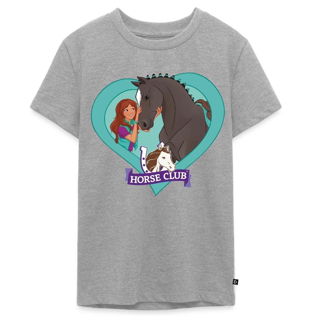T-Shirt Schleich Horse Club Lisa & Storm Herzmotiv Teenager Premium T-Shirt