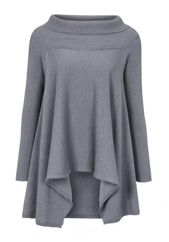LINEA TESINI BY HEINE Пуловер с вырез в испанском стиле