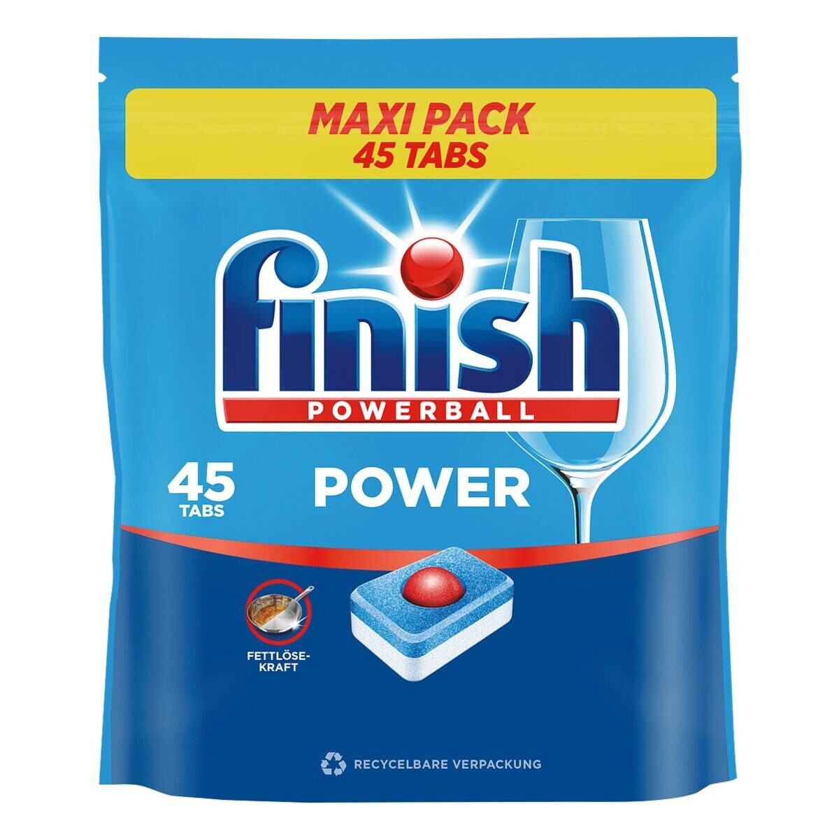 FINISH Powerball Power Fresh Spülmaschinentabs (45 Tabs)