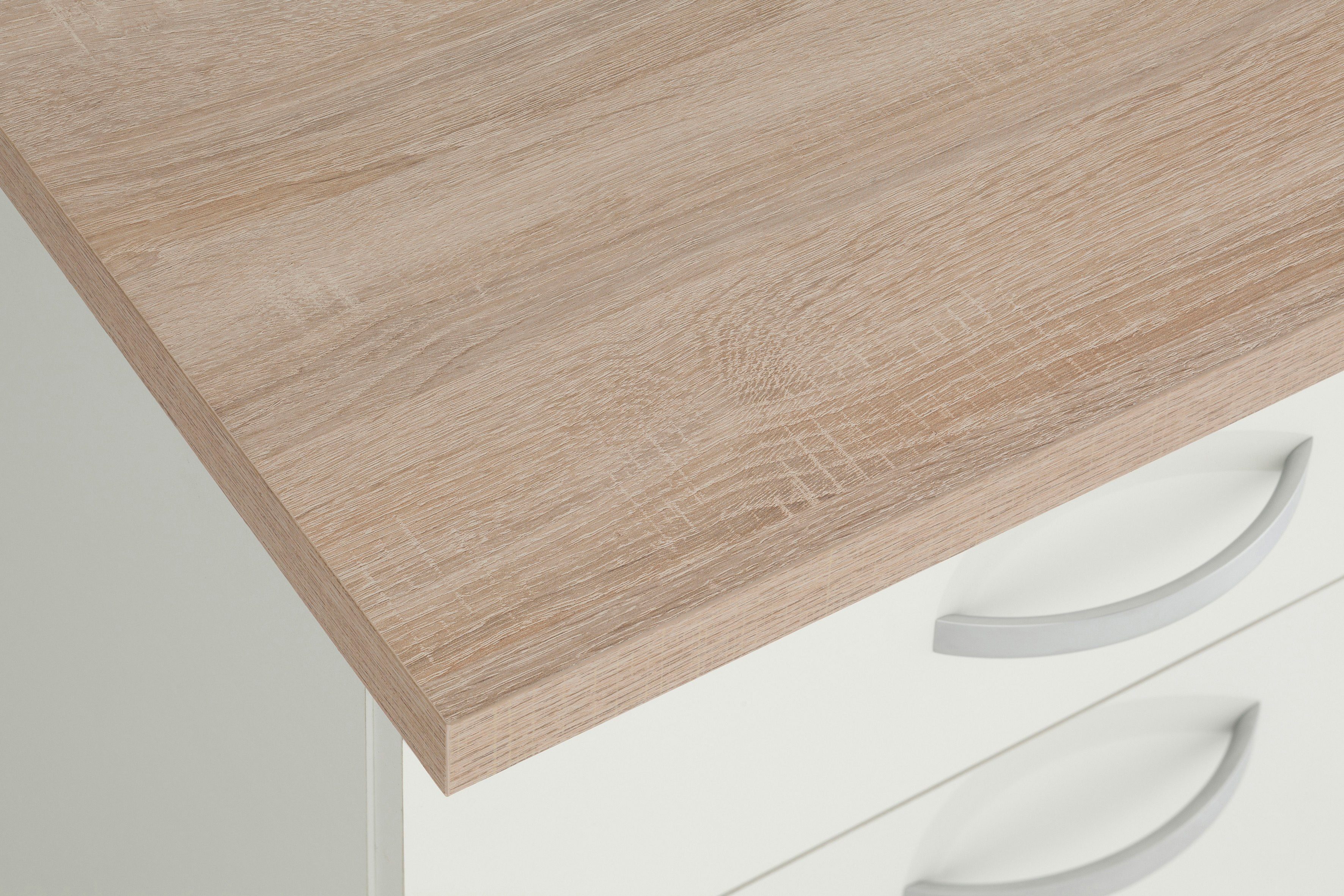 wiho Küchen Arbeitsplatte "Flexi 28", von drei Seiten ummantelt, 28 mm stark