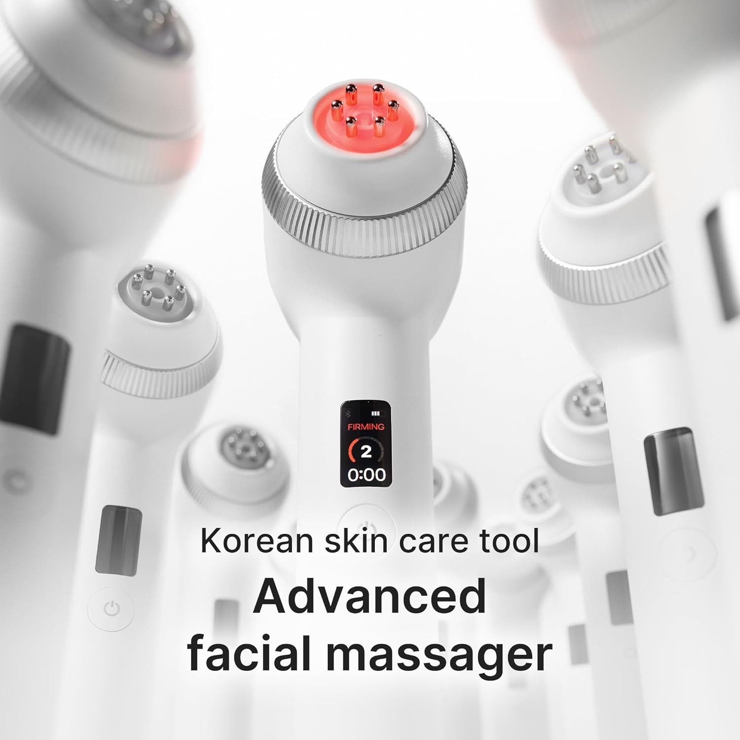 Medicube Lichttherapiegerät Age-R Ultra Tune 40.68 – 2in1 Hautpflegegerät mit RF &, Mikrowellenstrom, strafft Gesichtskonturen, unterstützt Hautelastizität, gel-frei, App-steuerbar, geeignet für alle Hauttypen
