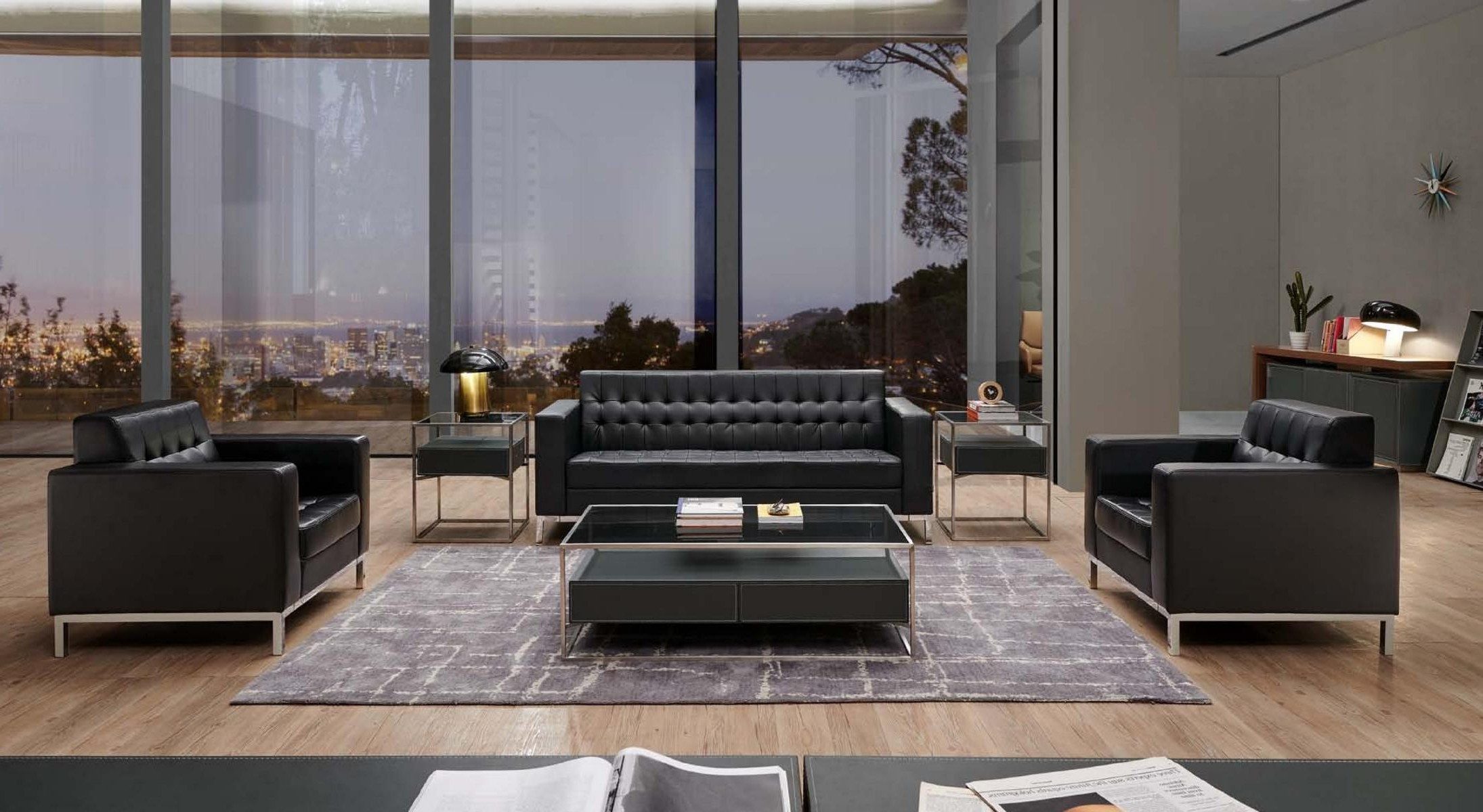 Xlmoebel Sofa Kunstleder Sofa Set Beige Modern Wohnzimmermöbel, 3 Teile, Made in Europa