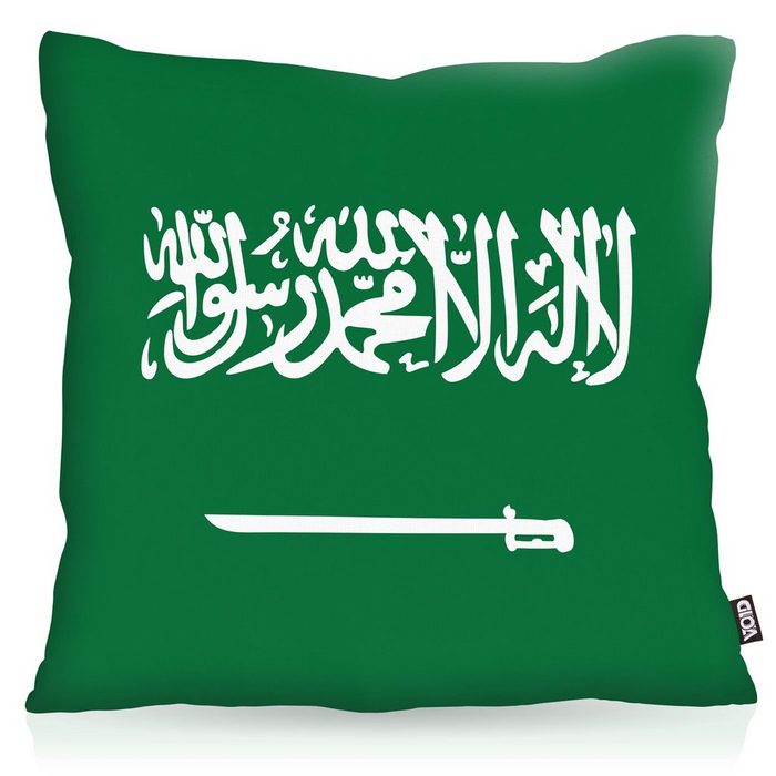 Kissenbezug VOID Sofa-Kissen Saudi Arabien Arabia Flagge Fahne Fan Flag WM