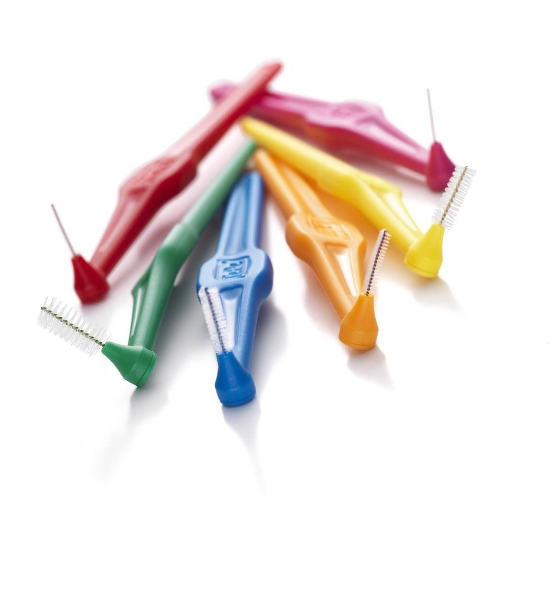 TePe Interdentalbürsten 2x TePe Angle Interdentalbürsten gemischt 0,4mm bis 0,8mm 2x 6 Stück