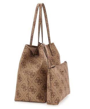 Guess Handtasche GUESS Vikky Large Tote Bag in Bag Damen Shopper, Logoschriftzug auf der Vorderseite