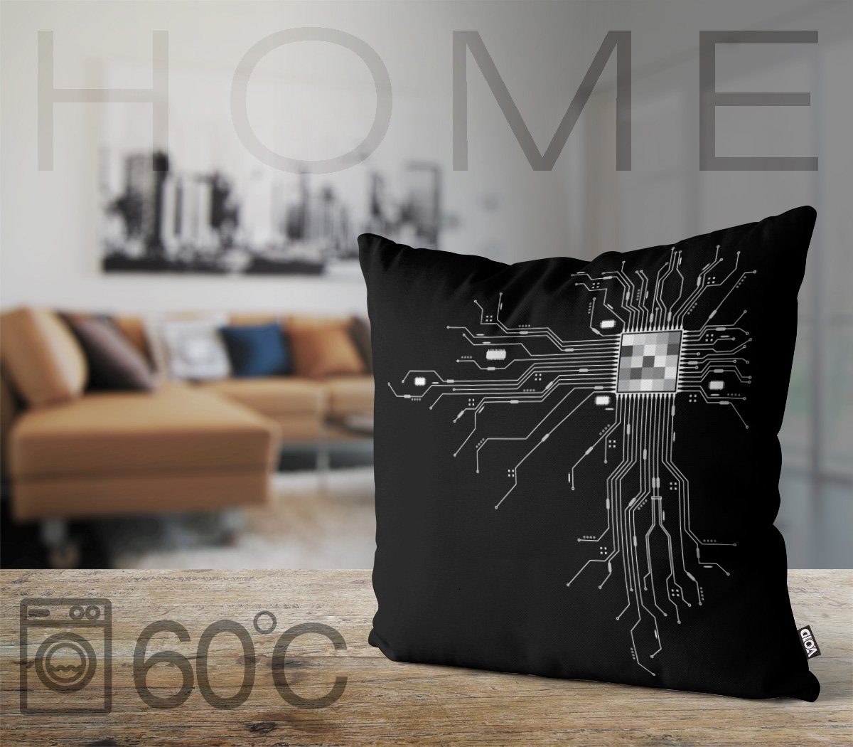 VOID Kissenbezug, Cyborg Computer Outdoor Indoor gamer konsole speicher