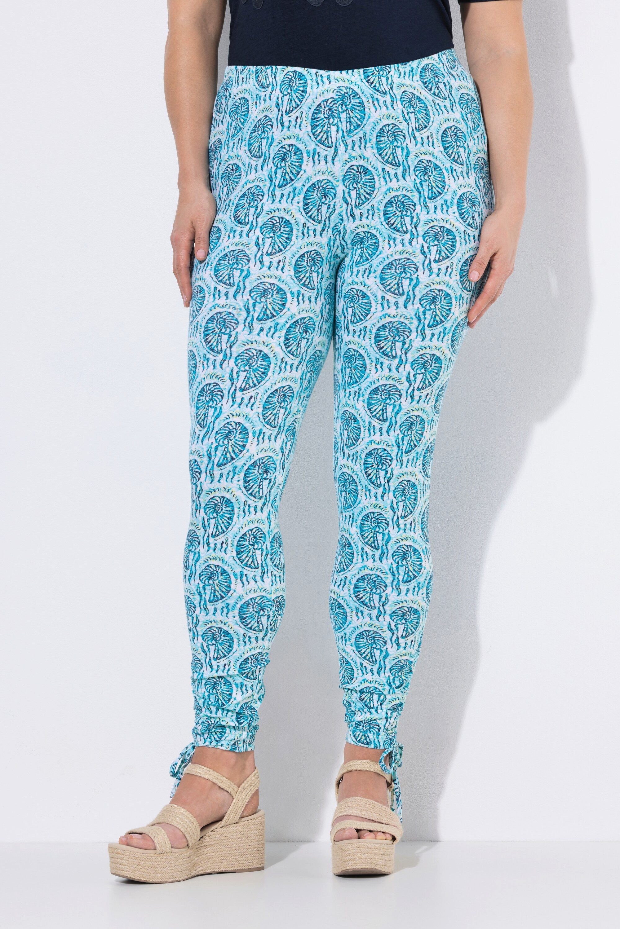 Leggings Leggings Muscheln Saum-Raffung Biobaumwolle