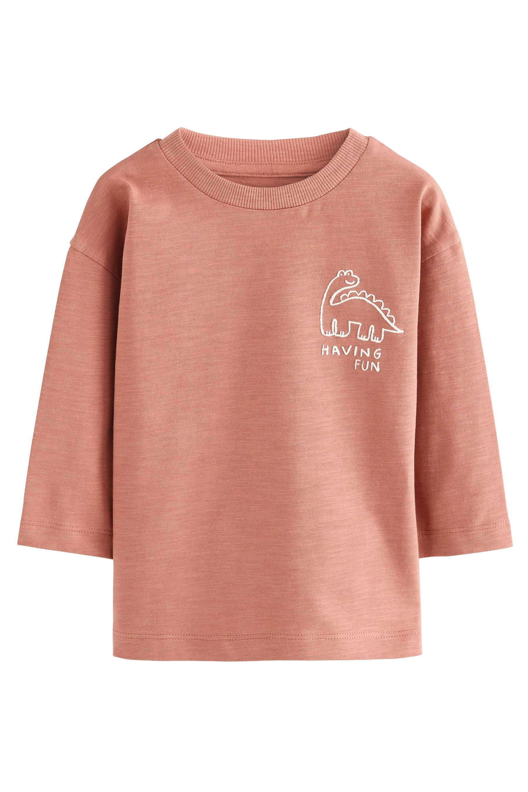 Next Langarmshirt Langarmshirt mit Rückenprint (1-tlg) günstig online kaufen