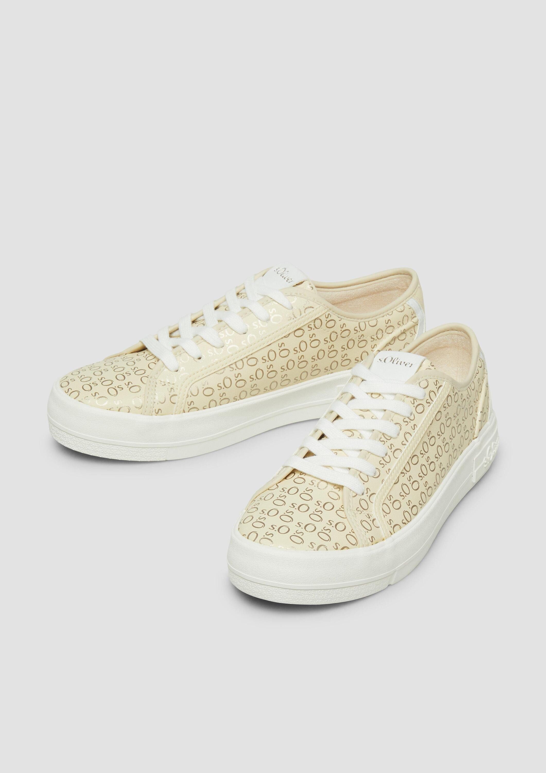 s.Oliver Sneakers Sneaker Sneaker mit Allover-Print