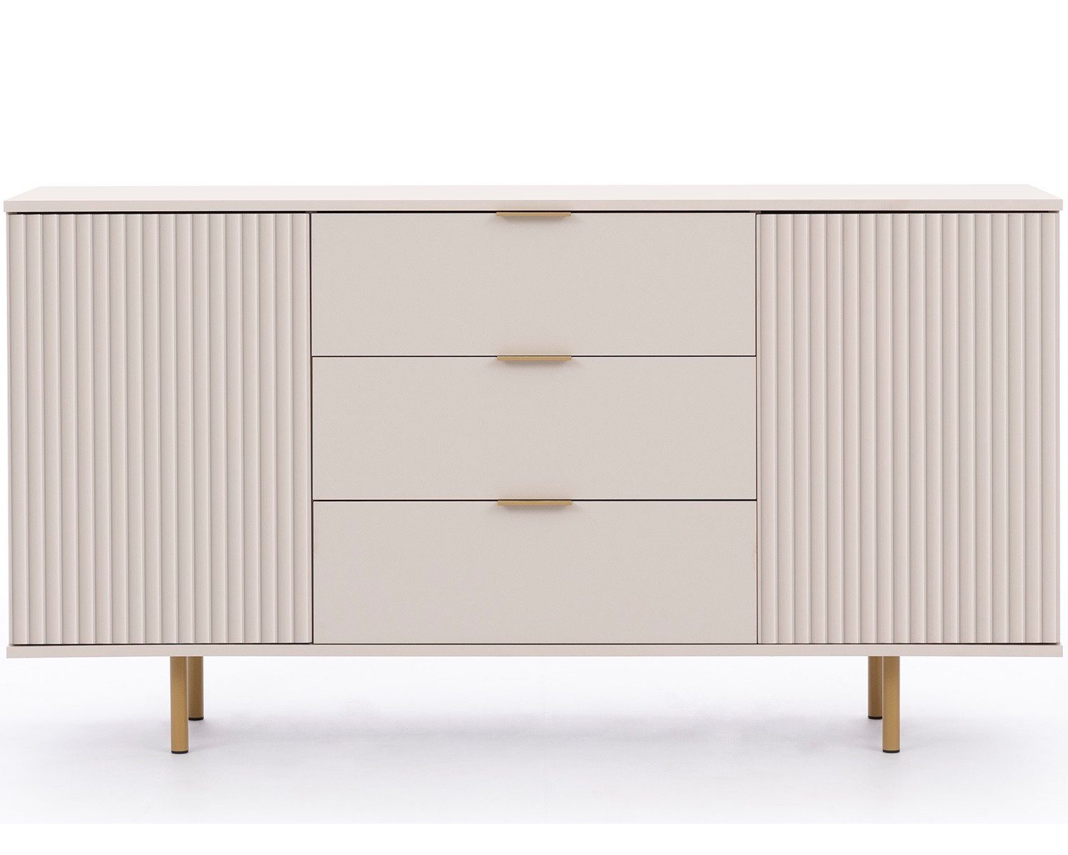 Marmex Möbel Kommode NUBIA 02 Moderne Kommode mit Schubladen und Schranktüren