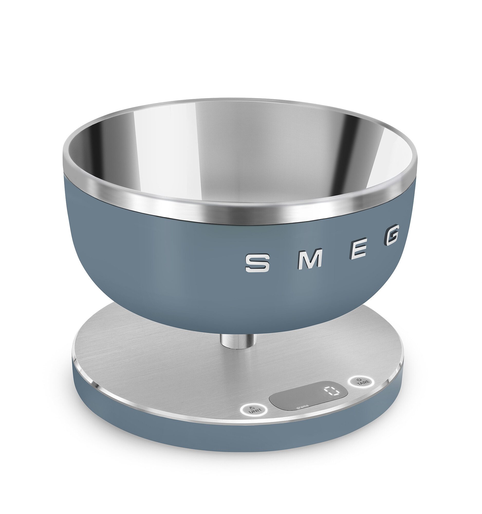 Smeg Küchenwaage SMEG Digitale Küchenwaage 5kg/1g USB-C Akku Storm Blue KSC01SBMWW