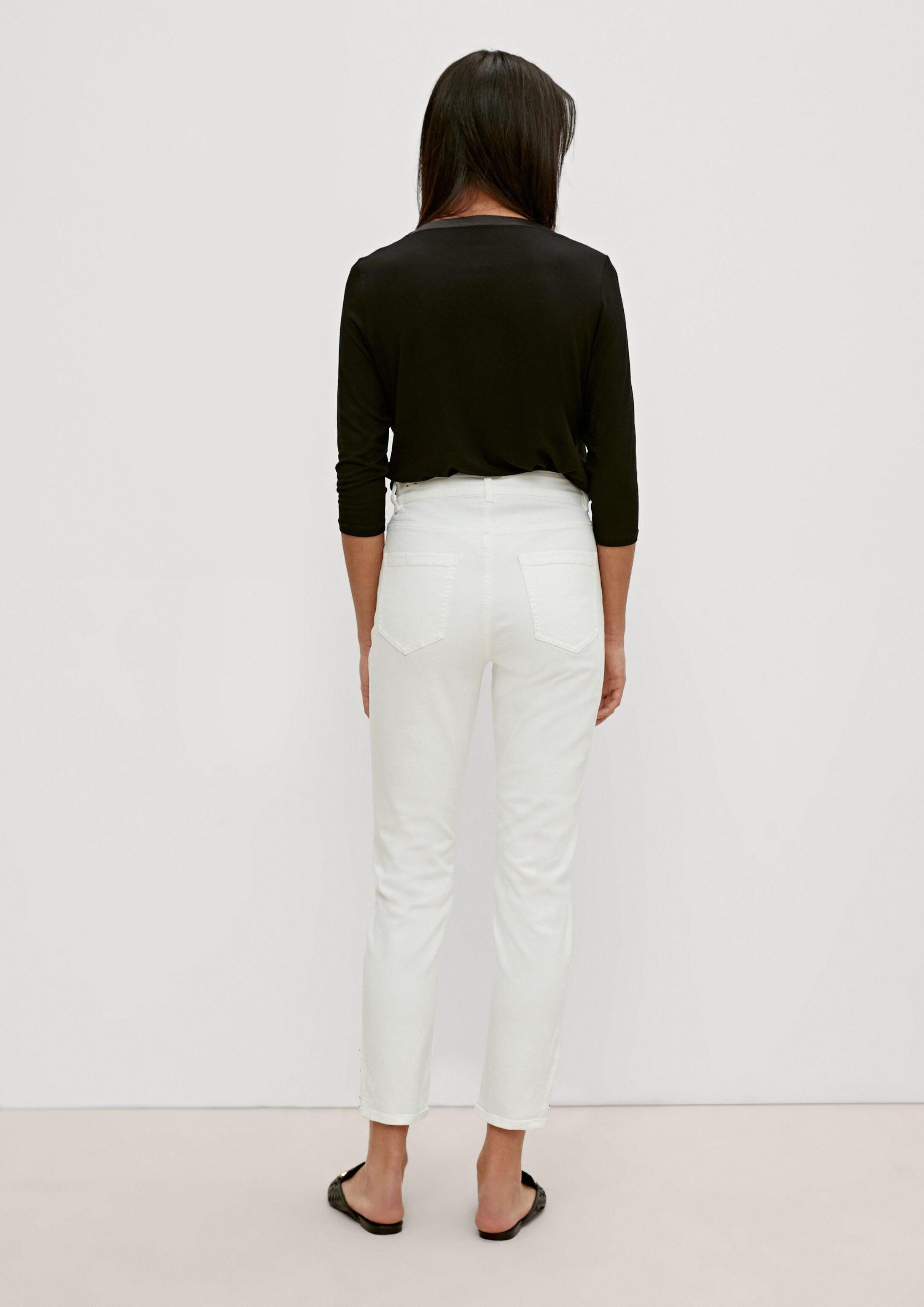 comma Regular-fit-Jeans Hose Regular: Jeans mit Applikation