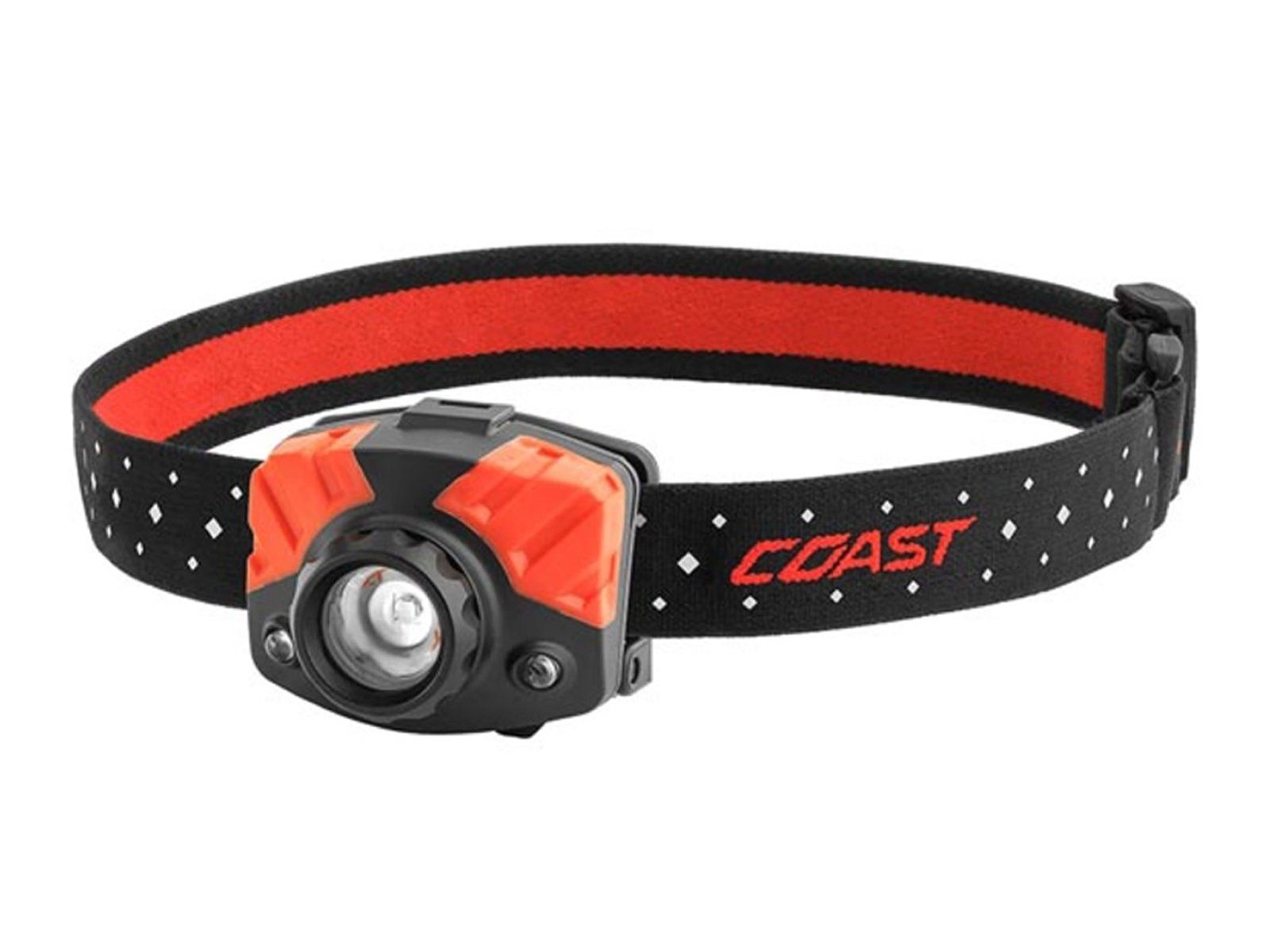 coast LED Stirnlampe, zum Joggen dimmbare Kopflampe extra helle 435 Lumen Lauflampe Outdoor