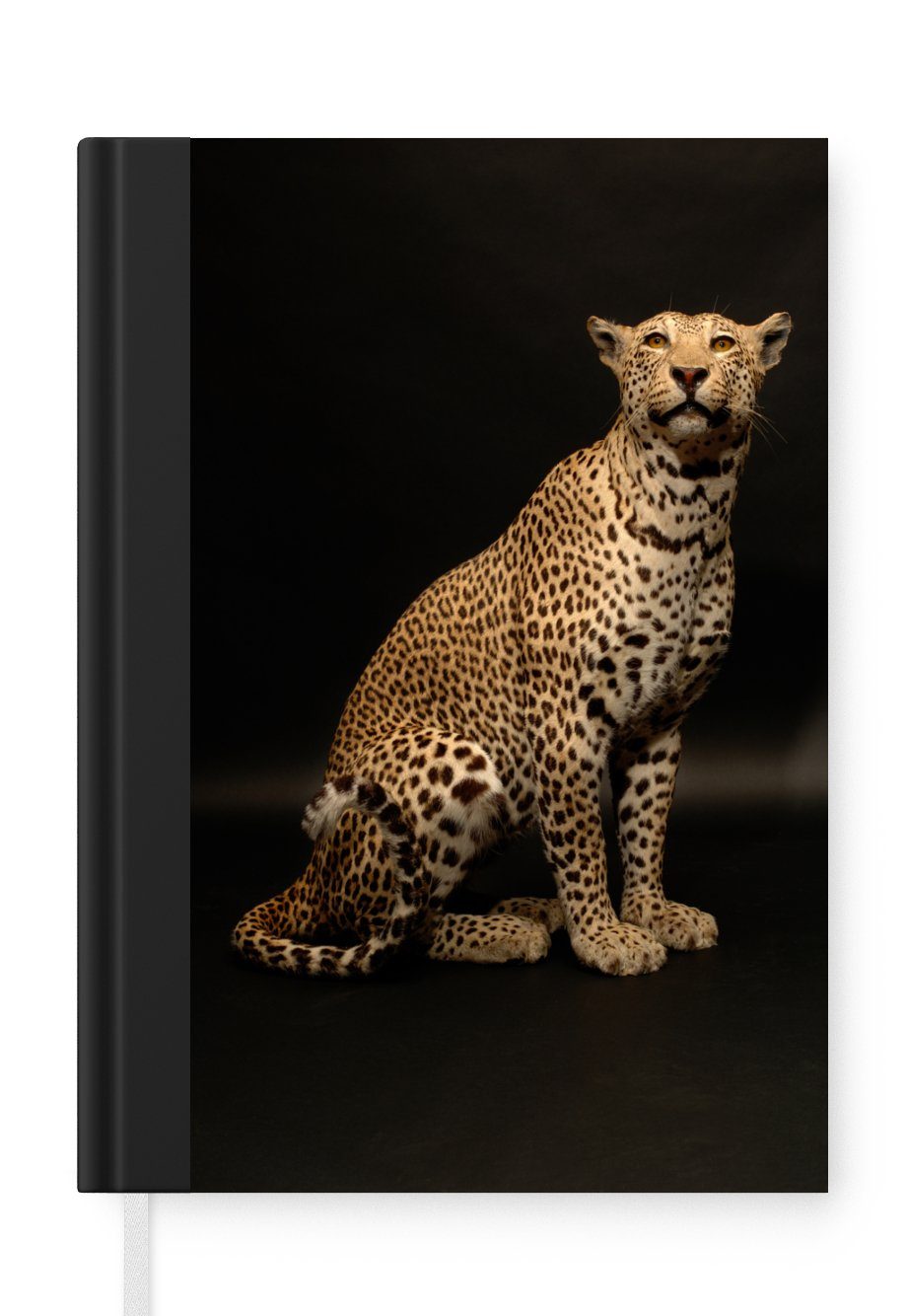 MuchoWow Notizbuch Leopard - Tiere - Fleck, Journal, Merkzettel, Tagebuch, Notizheft, A5, 98 Seiten, Haushaltsbuch