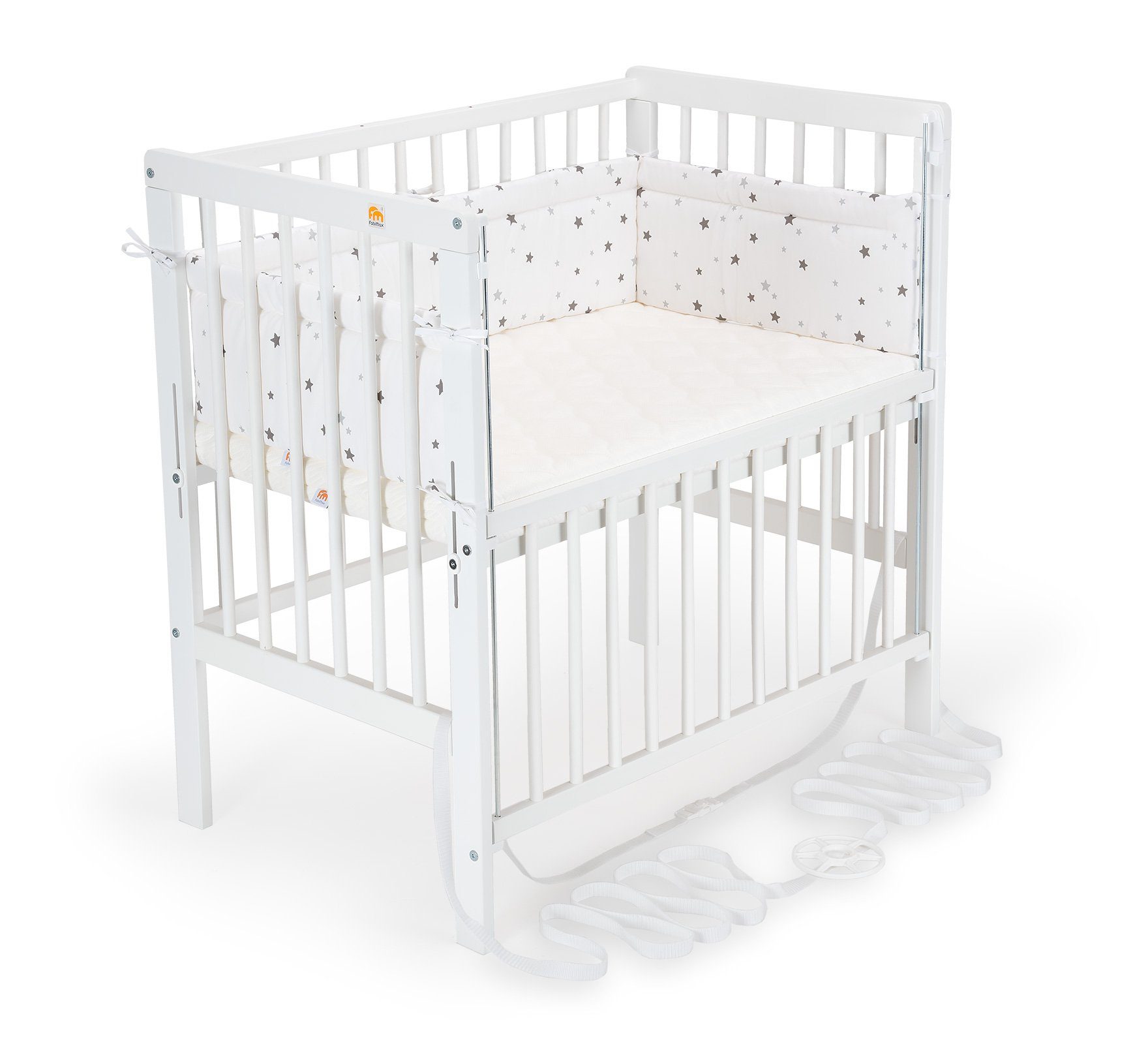 FabiMax Beistellbett Flex weiß, 2in1, Beistellbett günstig online kaufen