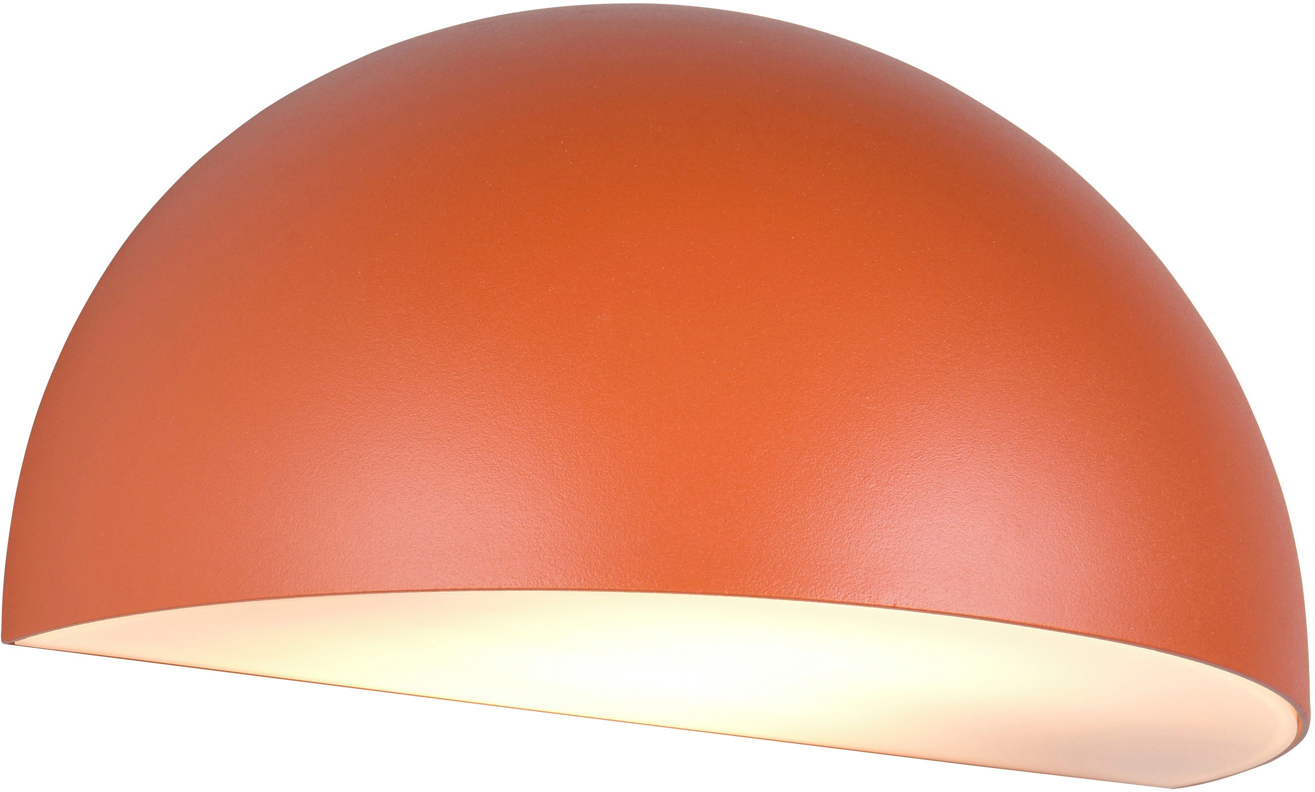 TRIO Leuchten Außen-Wandleuchte MAAS, Hauswand Leuchte Downlight kugelförmig Metall Aluminium IP44, Leuchtmittel wechselbar, warmweiß - kaltweiß, exkl 1x E27 max 10W, Breite 27cm Höhe 14cm, Leuchtmittel wechselbar