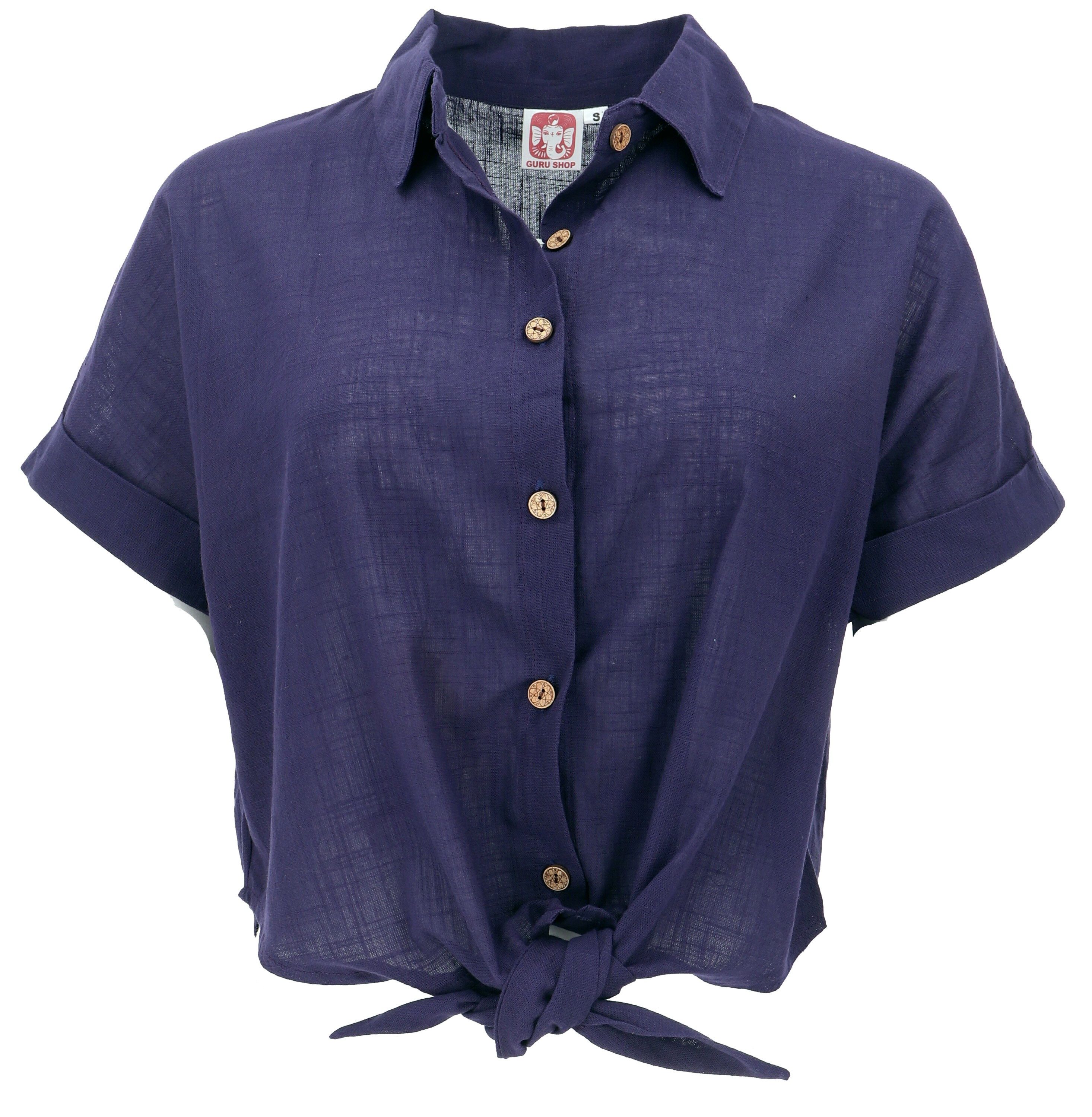 Guru-Shop Longbluse Leichte Baumwoll Bluse, Sommerbluse günstig online kaufen