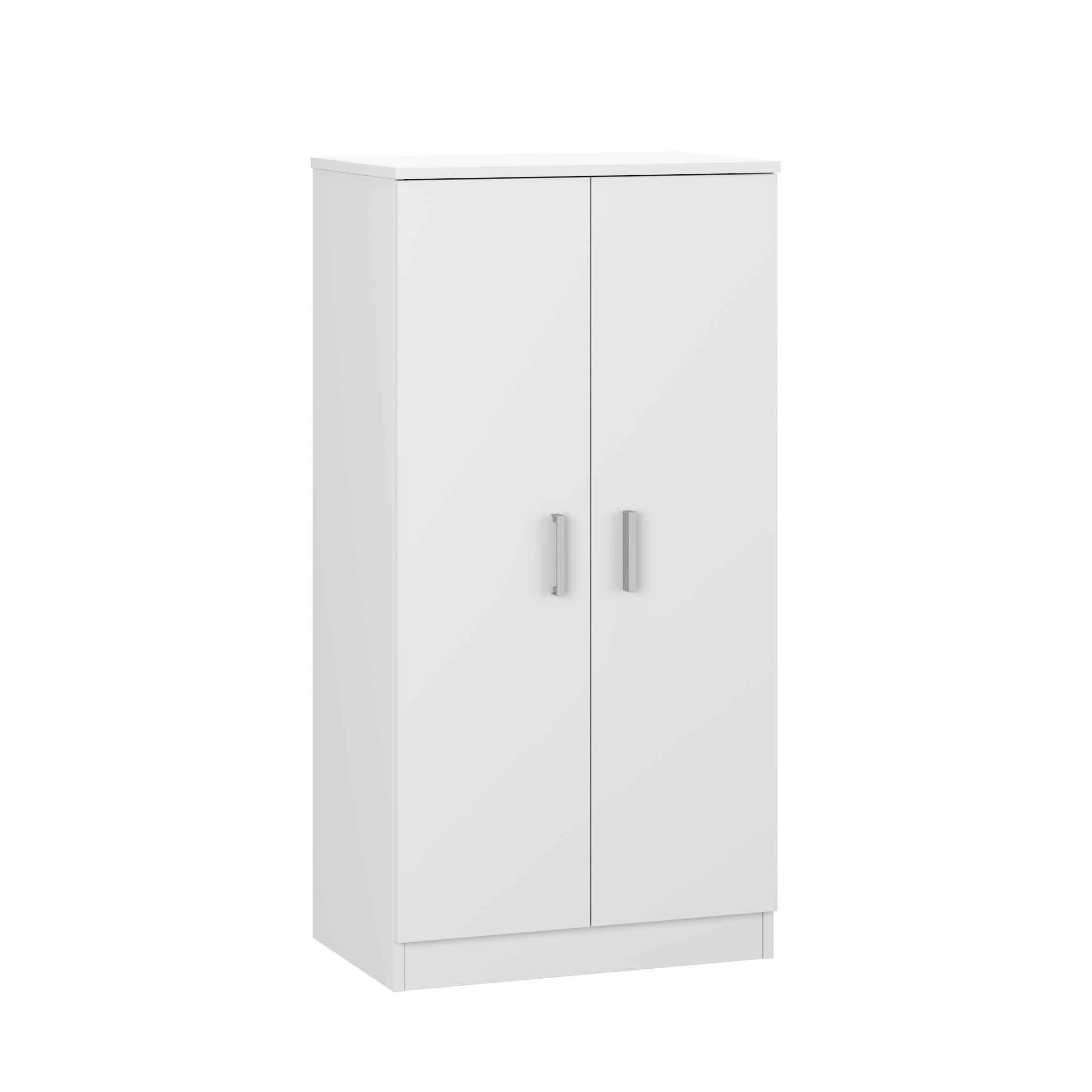freiraum Schuhschrank Schuhschrank >Shoe Cabinets< in Weiß oder Eiche Dekor - 55x108x36 in Weiß - 55x108x36 (BxHxT)