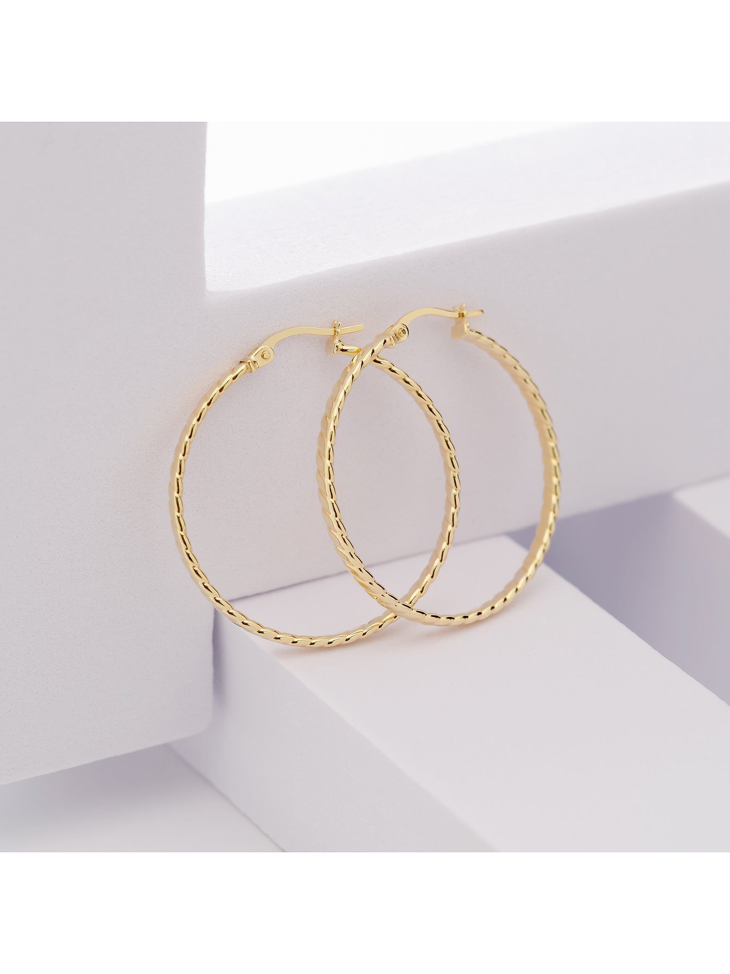 CHRIST Paar Creolen CHRIST Damen-Creolen 585er Gelbgold (Paar) günstig online kaufen