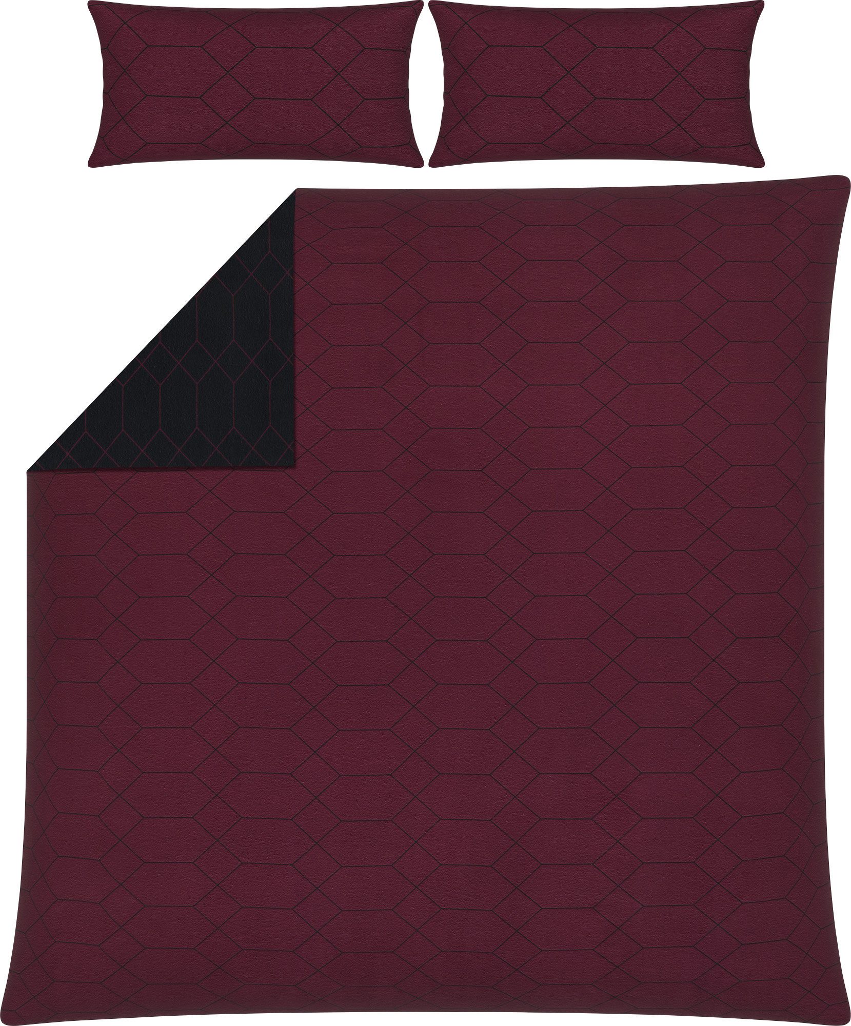 REDBEST Bettwäsche Wendebettwäsche, Biber, Grafik günstig online kaufen
