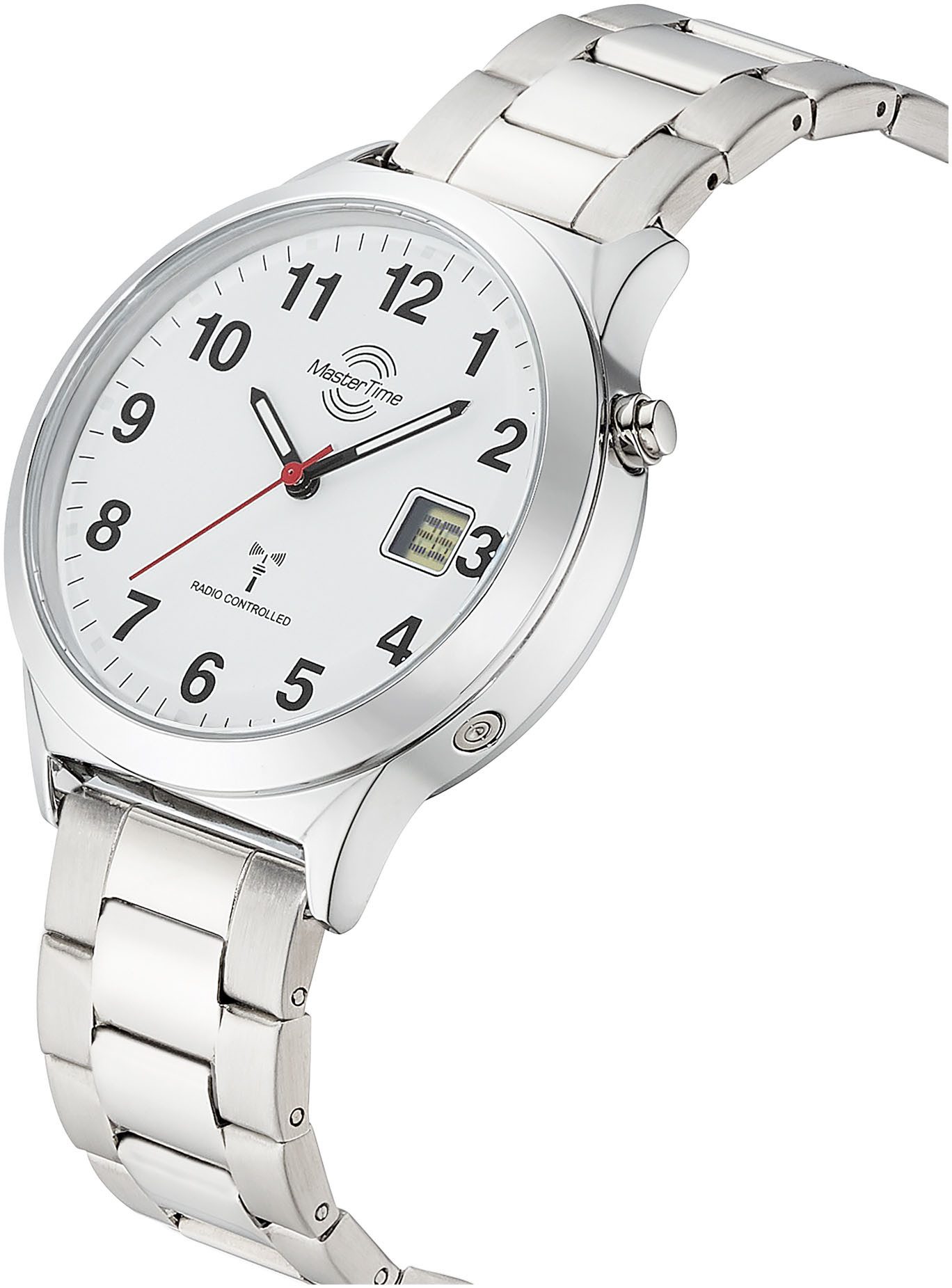 MASTER TIME Funkuhr MTGA-10907-12M, Quarzuhr, Armbanduhr, Herrenuhr, Edelst günstig online kaufen