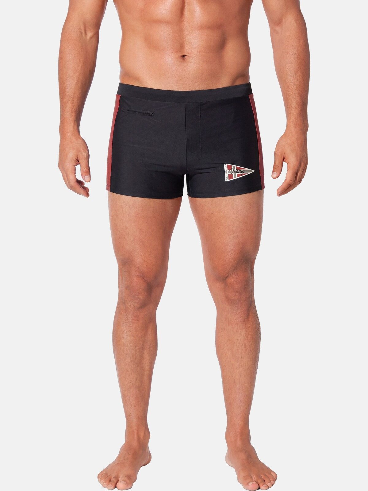 jan vanderstorm Badehose WAINO (2-St) mit dynamischem Strandlook