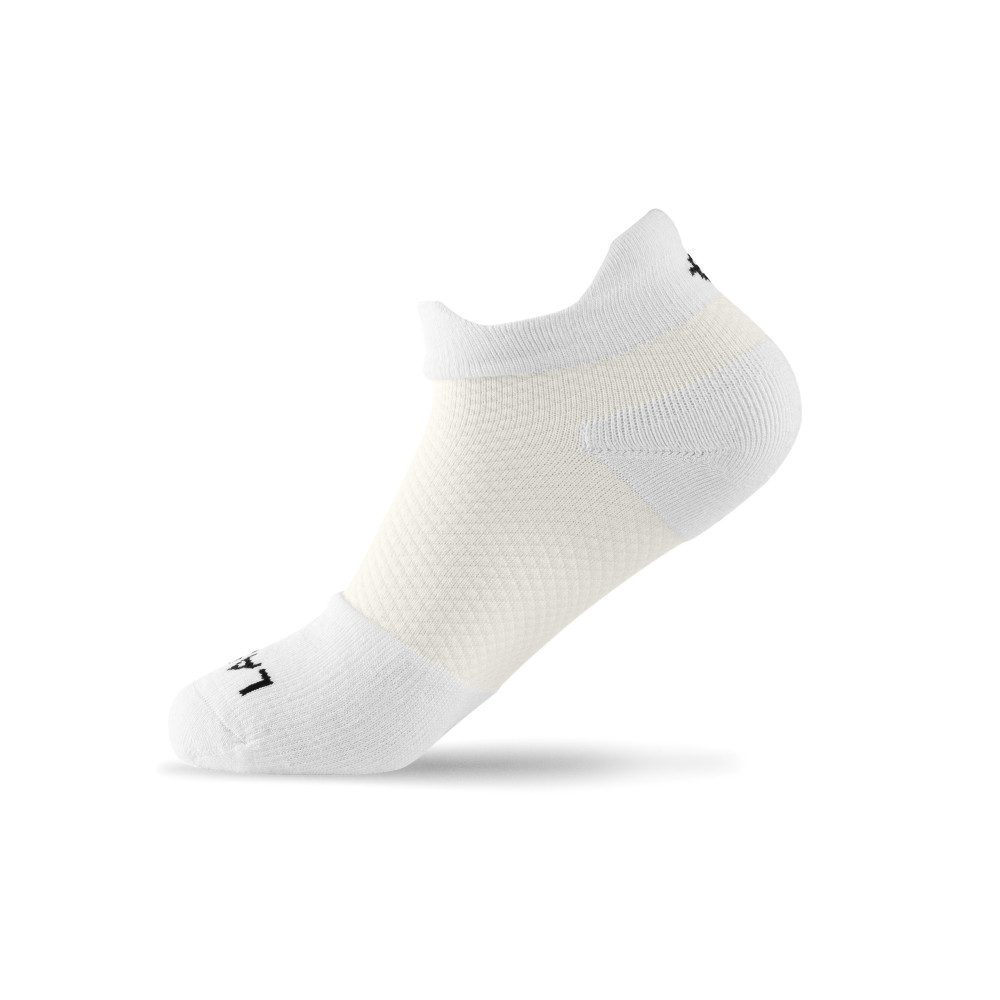 Lasso Gear Tennissocken Performance Compression Socks Low Tab White
