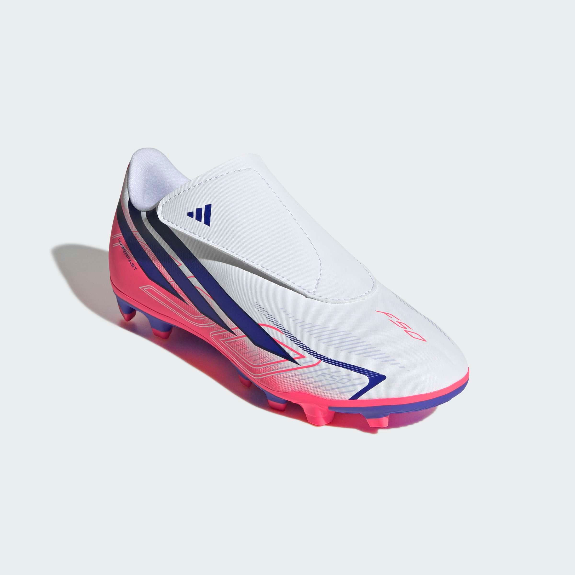 adidas Performance F50 HYPERFAST CLUB KIDS, KLETTVERSCHLUSS, FESTE BÖDEN/MULTI GROUND Fußballschuh für viele verschiedene Böden geeignet, für Jugendliche & Kinder