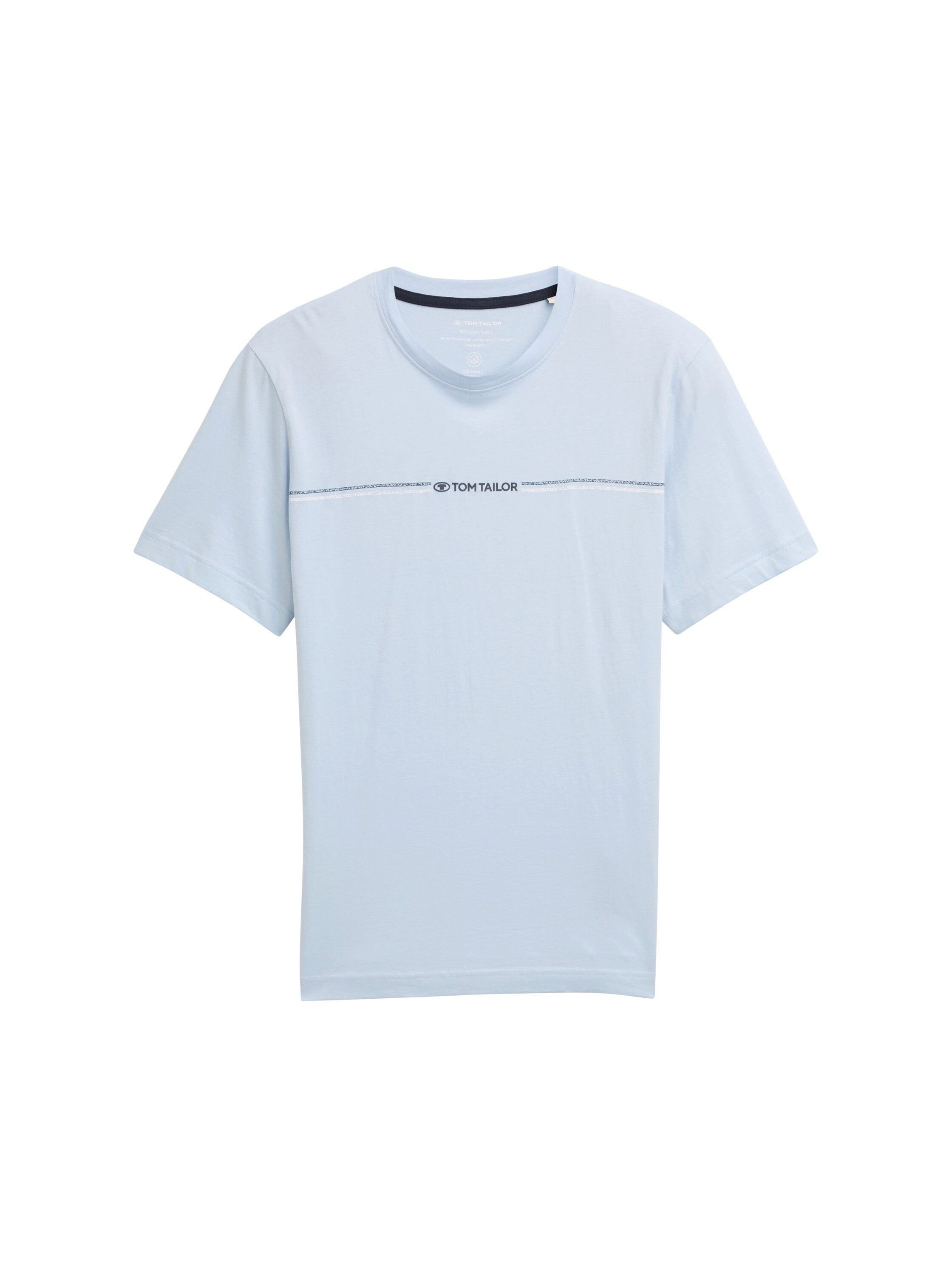 TOM TAILOR T-Shirt mit Logofrontprint