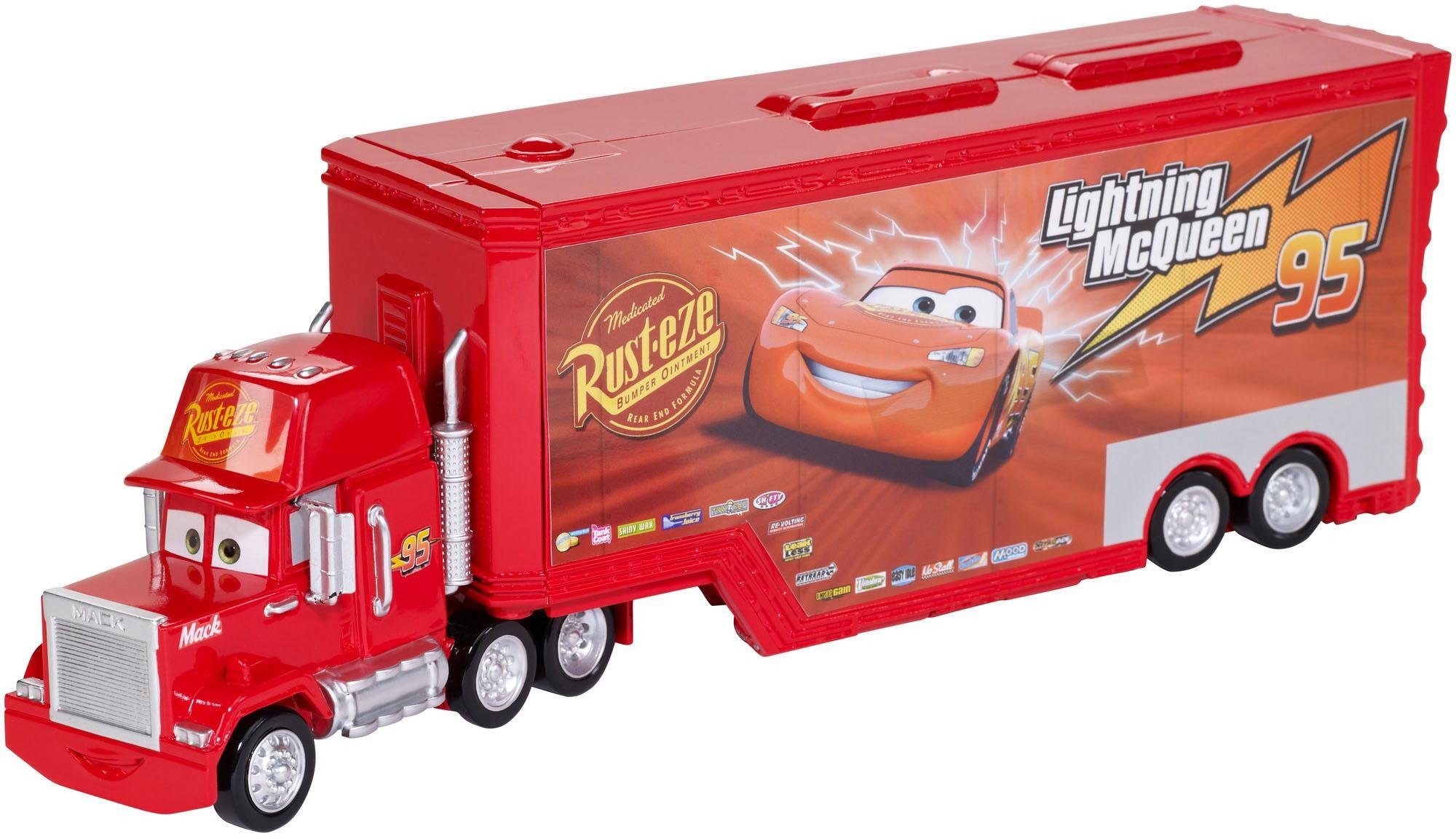 Image of Mattel® Spielzeug-Auto »Disney Cars Transporter Spielset Mack«, verwandelbar