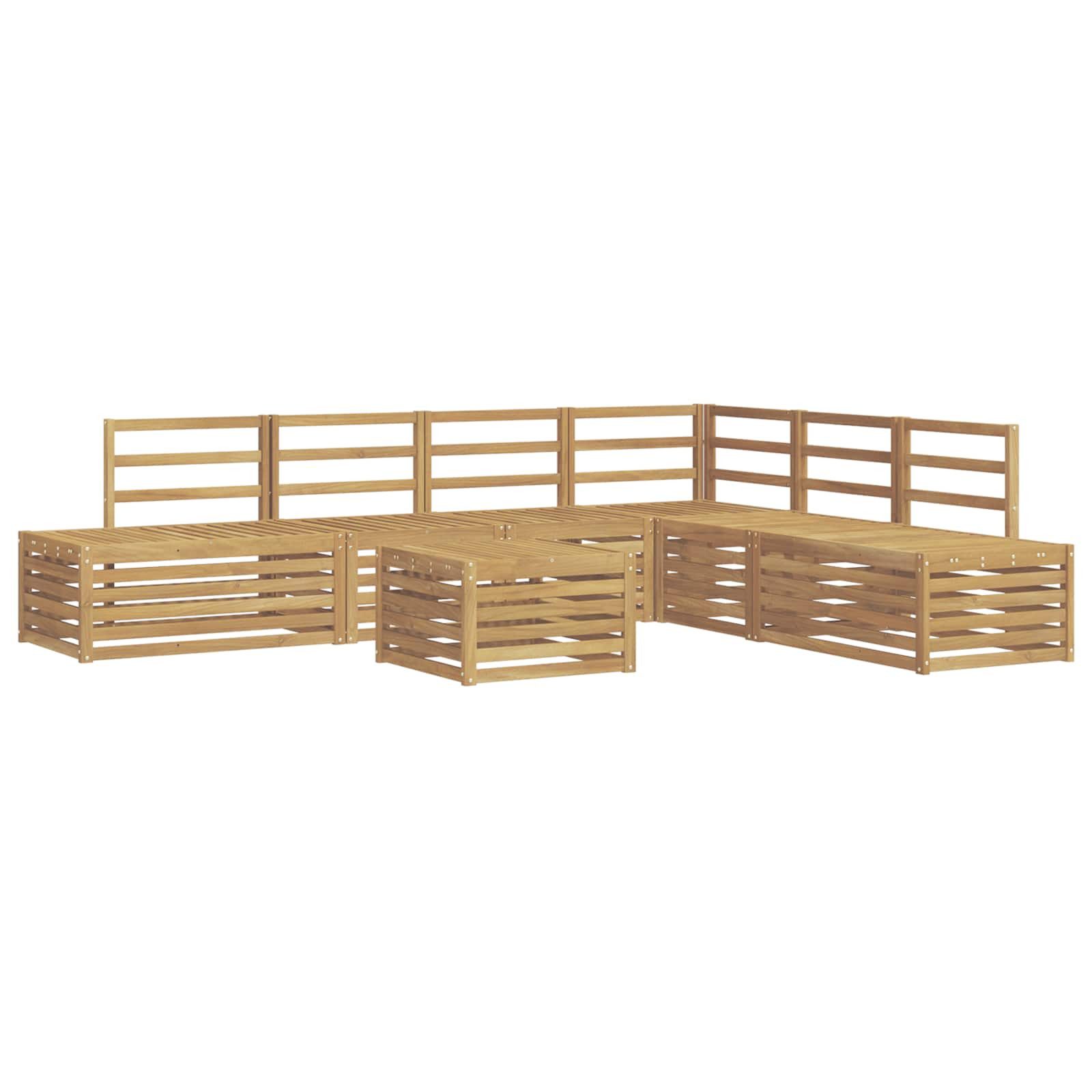 vidaXL Sofaelement Sofagarnituren 6 Stück 59 x 59 x 37 cm (7 St)