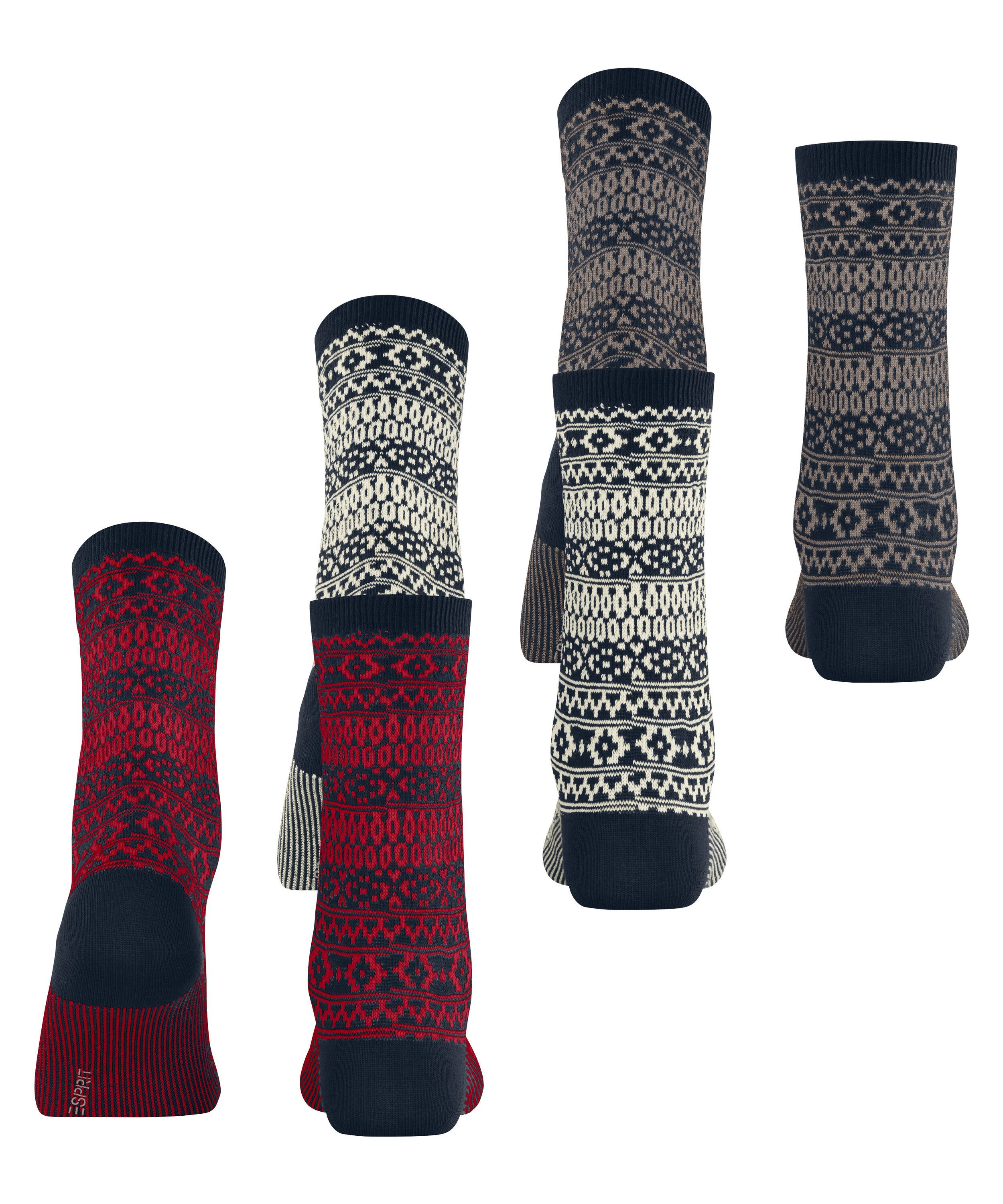 Esprit Funktionssocken Sami Pattern 3-Pack (3-Paar)