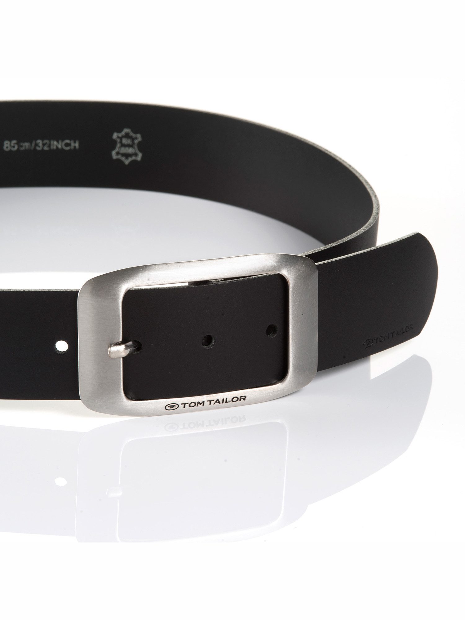 TOM TAILOR Ledergürtel TTAMY (1-St) 4 cm breiter Damengürtel, modisch vielseitig