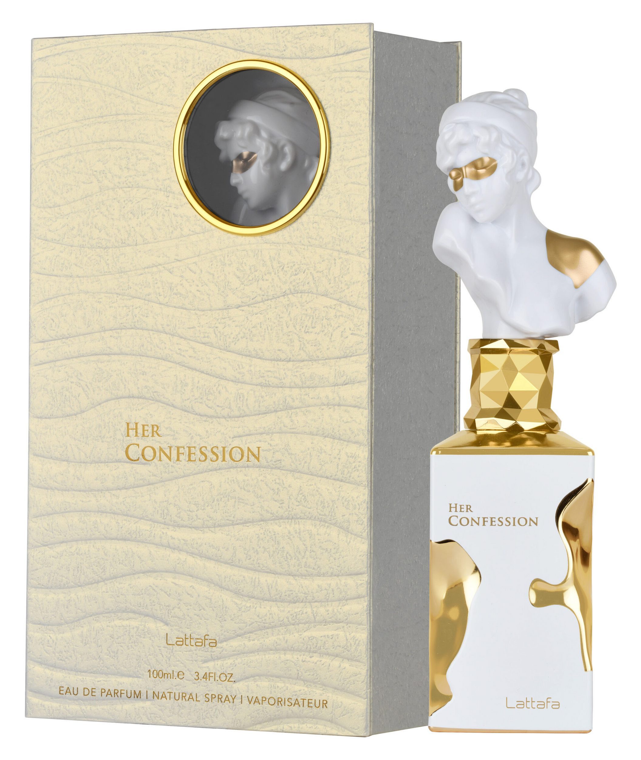 Lattafa Eau de Parfum Her Confession, Glasflakon, Parfüm EDP, Damenduft