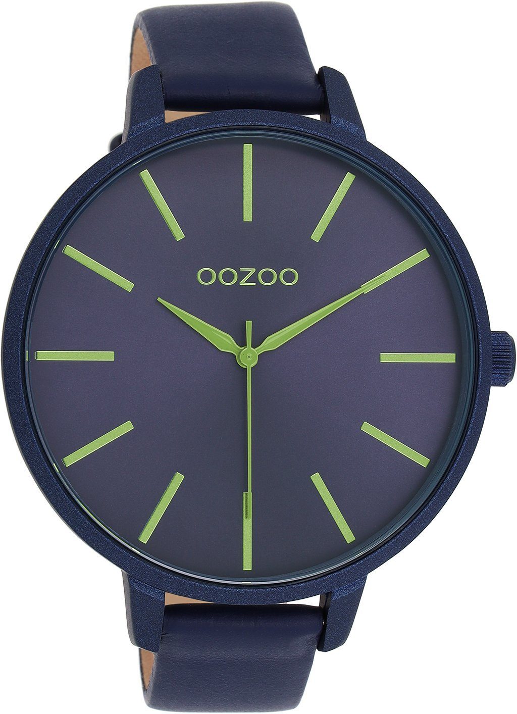 OOZOO Quarzuhr XL Damenuhr C11164 Dunkelblau günstig online kaufen