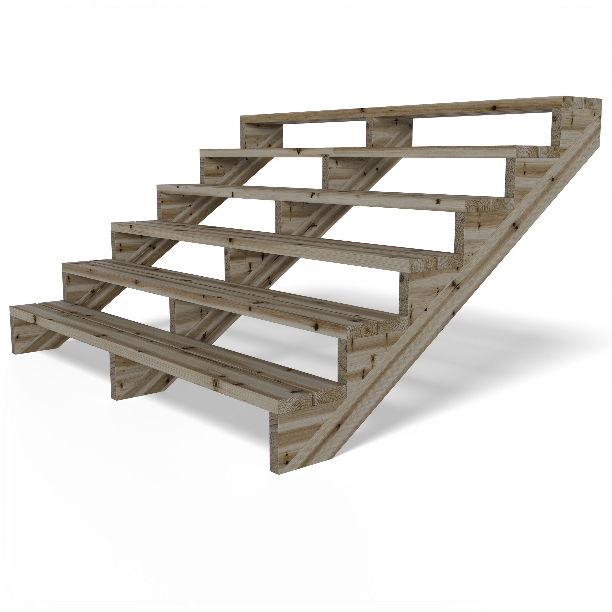 Gartenwelt Riegelsberger Außentreppe Terrassentreppe Kiefer kesseldruckimpr günstig online kaufen