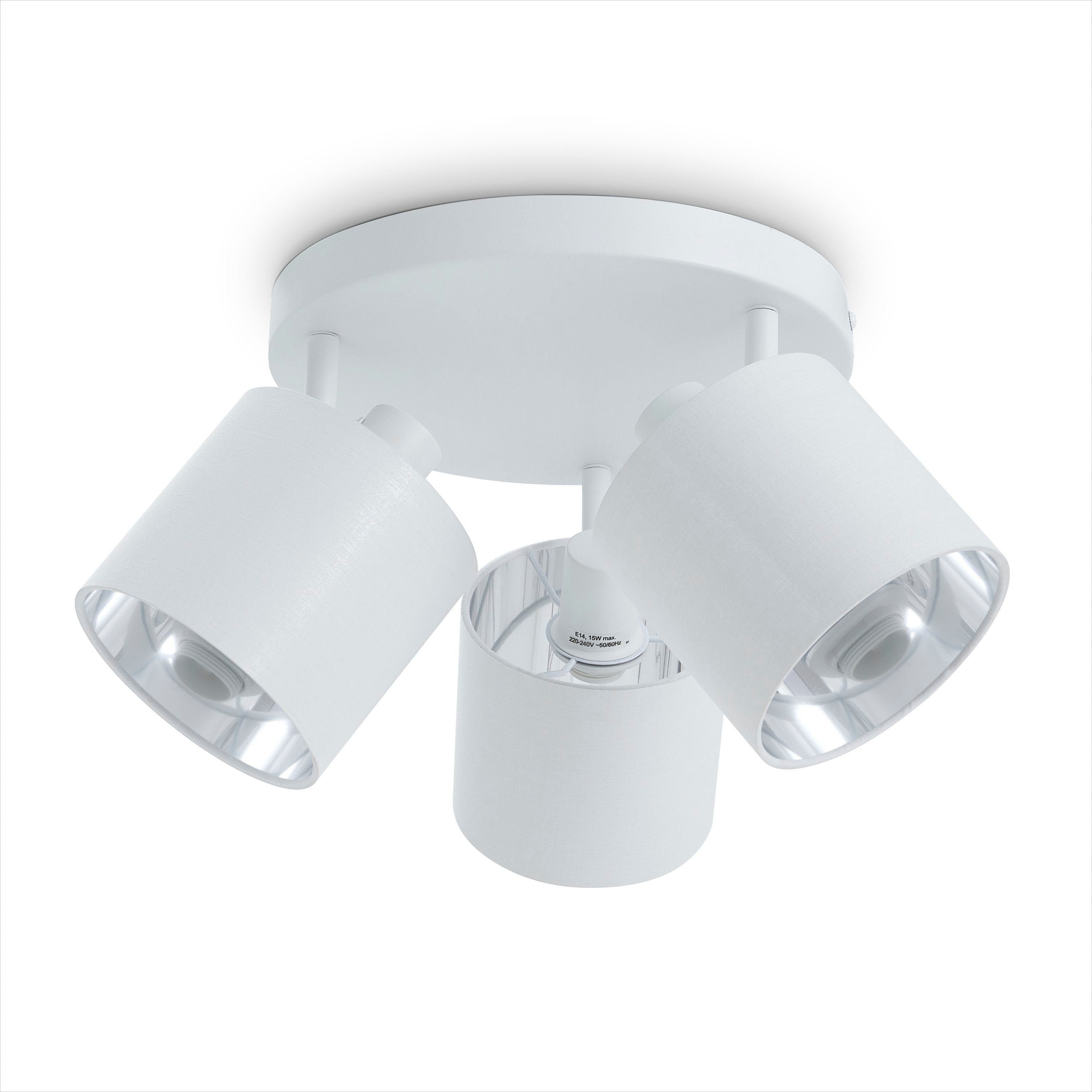 Paco Home Deckenleuchte ANIKA, ohne Leuchtmittel, auch als Wandleuchte einsetzbar