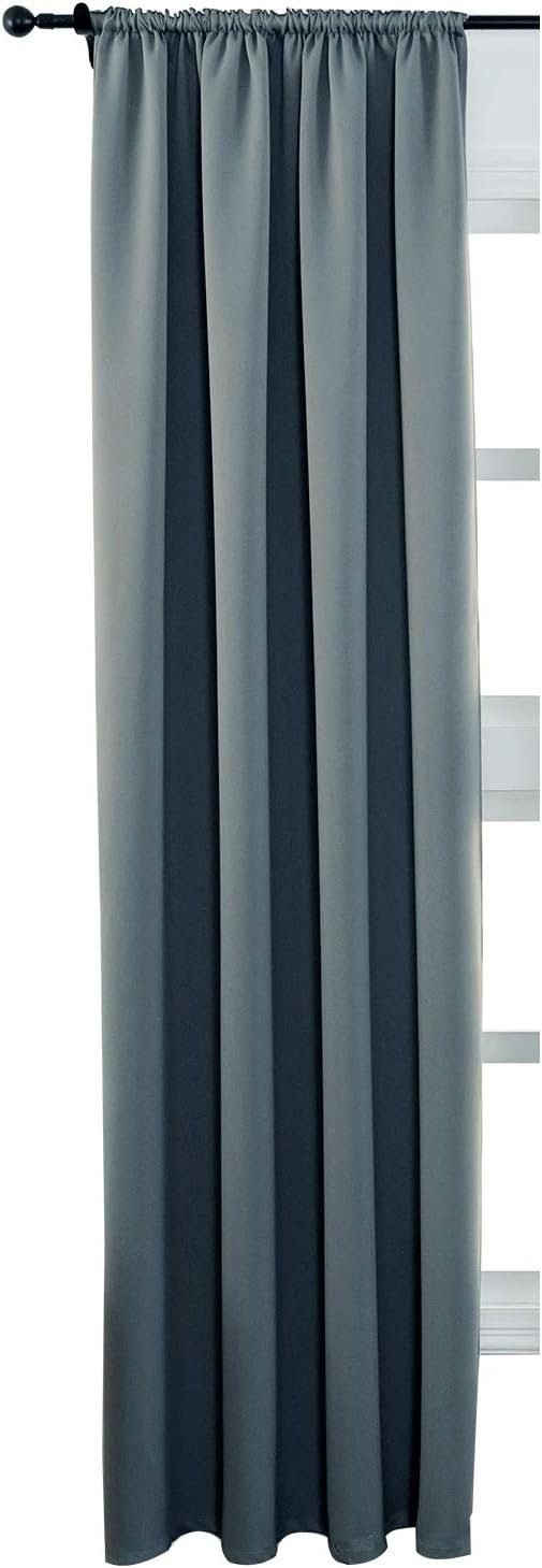 Gardine, Woltu, (1 St), blickdicht, Blickdicht mit Kräuselband für Schiene, 250 g/m²