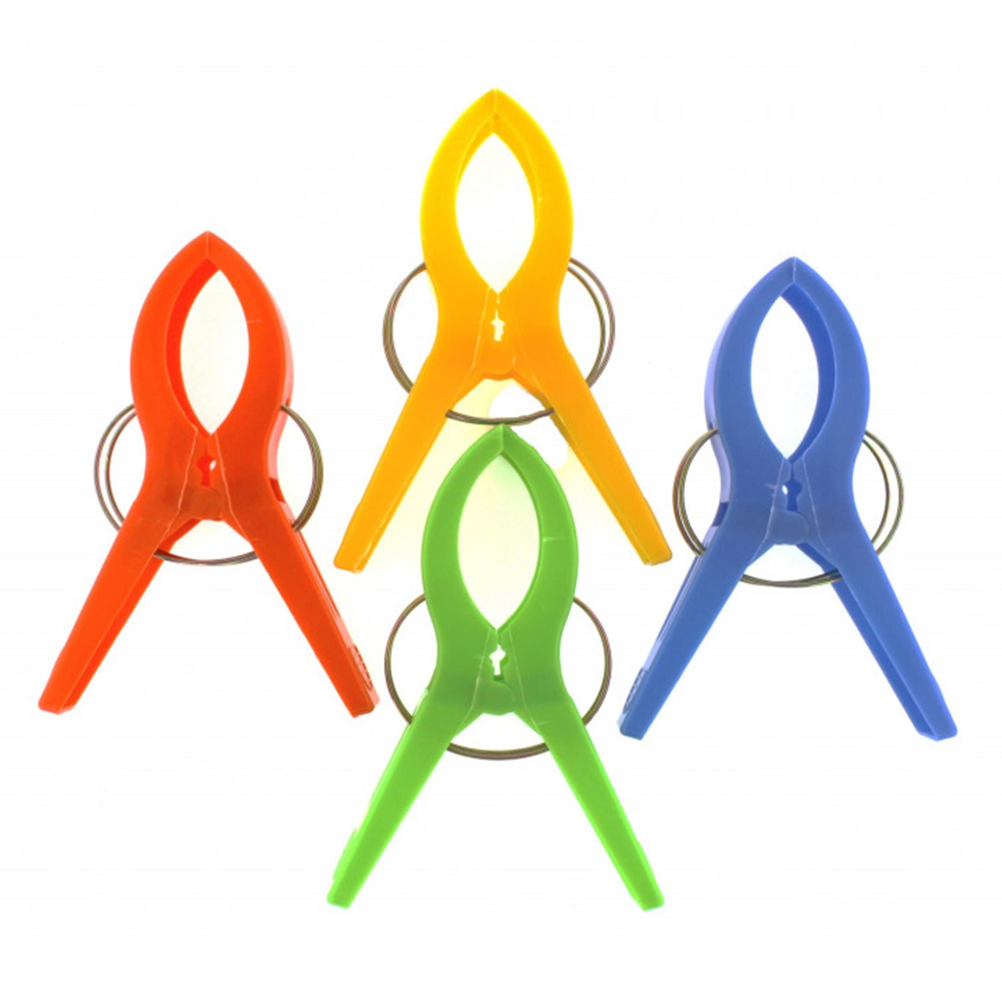 TSB Werk Strandtuch 4x Handtuchklammer XXL Wäscheklammer Strandtuch, Badetu günstig online kaufen