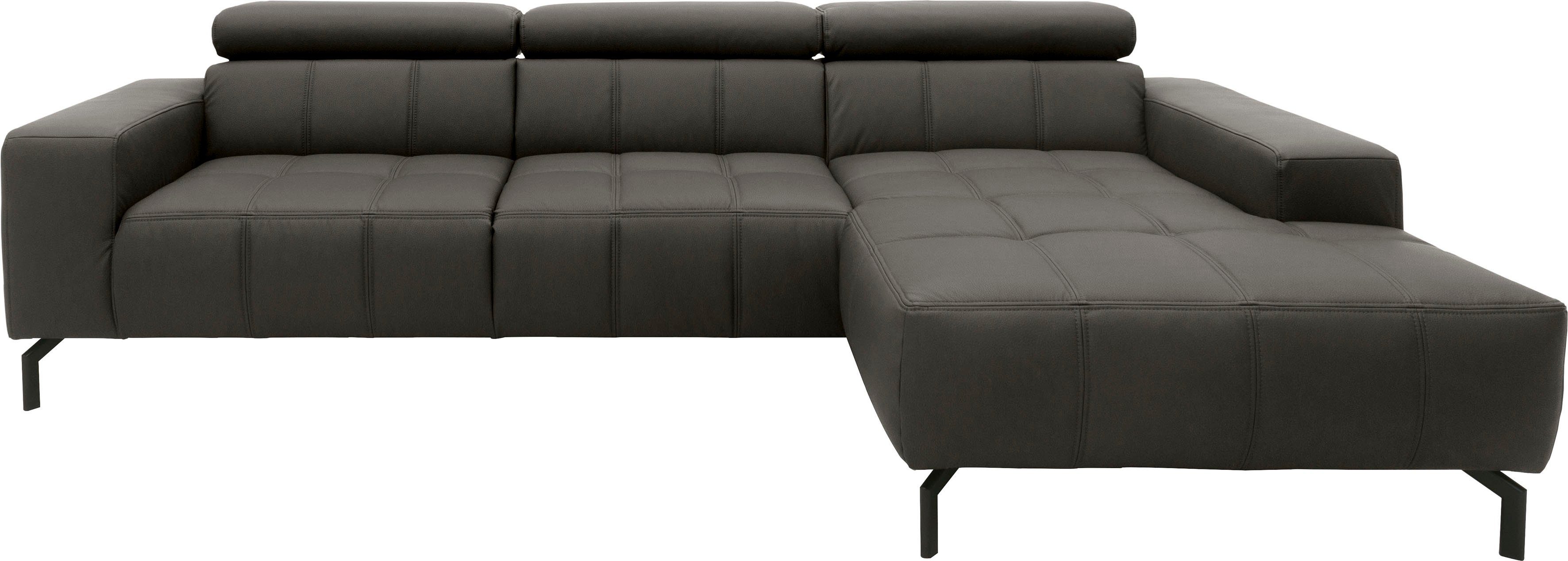 DOMO collection Ecksofa "Cunelli tolle Sitznähte als Designelement, fester günstig online kaufen
