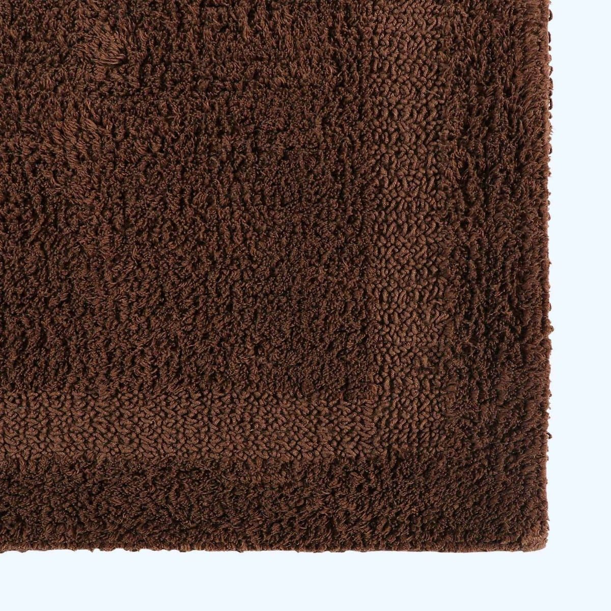 Homescapes Badematte 2-tlg. Badgarnitur braun aus 100% Baumwolle, Höhe 20 mm, Baumwolle, rechteckig, 50 x 80 cm & 50 x 55 cm – Bild 5 von 5