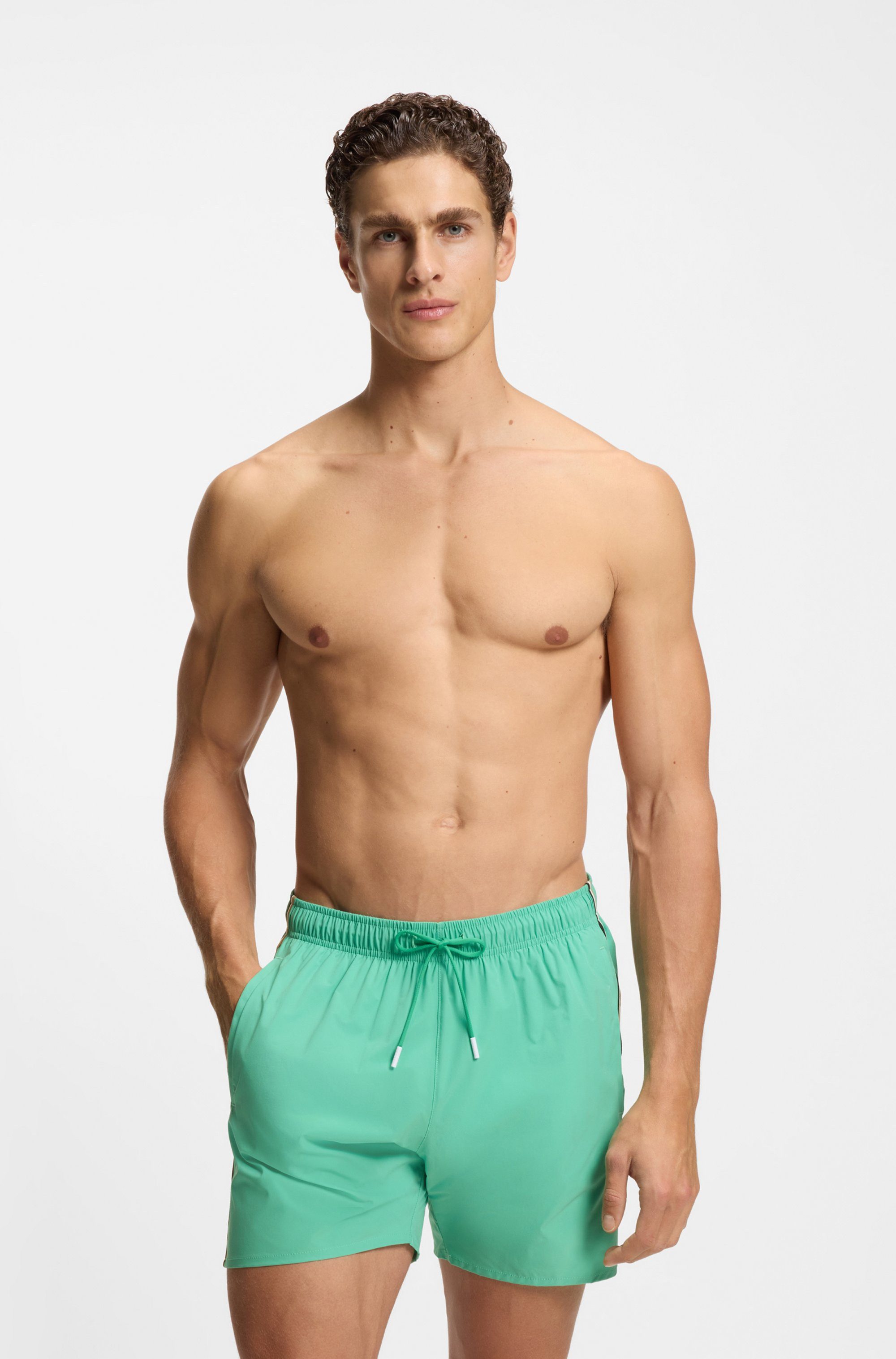 BOSS Badeshorts Iconic mit Gesäßtasche günstig online kaufen