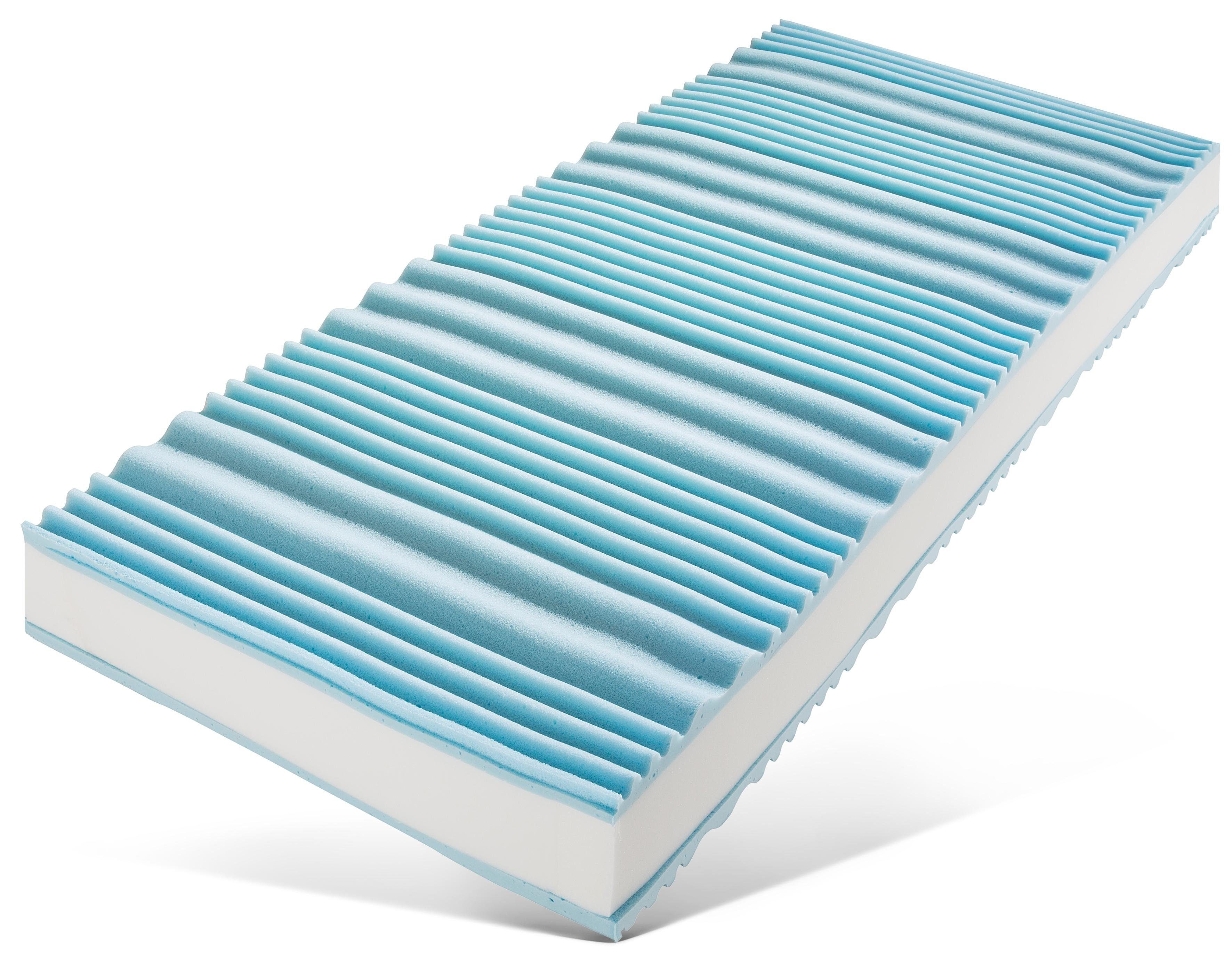 Taschenfederkernmatratze Dynamic Gel TFK, Hn8 Schlafsysteme, 26 cm hoch, optimale Körperunterstützung dank Gelschaum & ideale Luftzirkulation