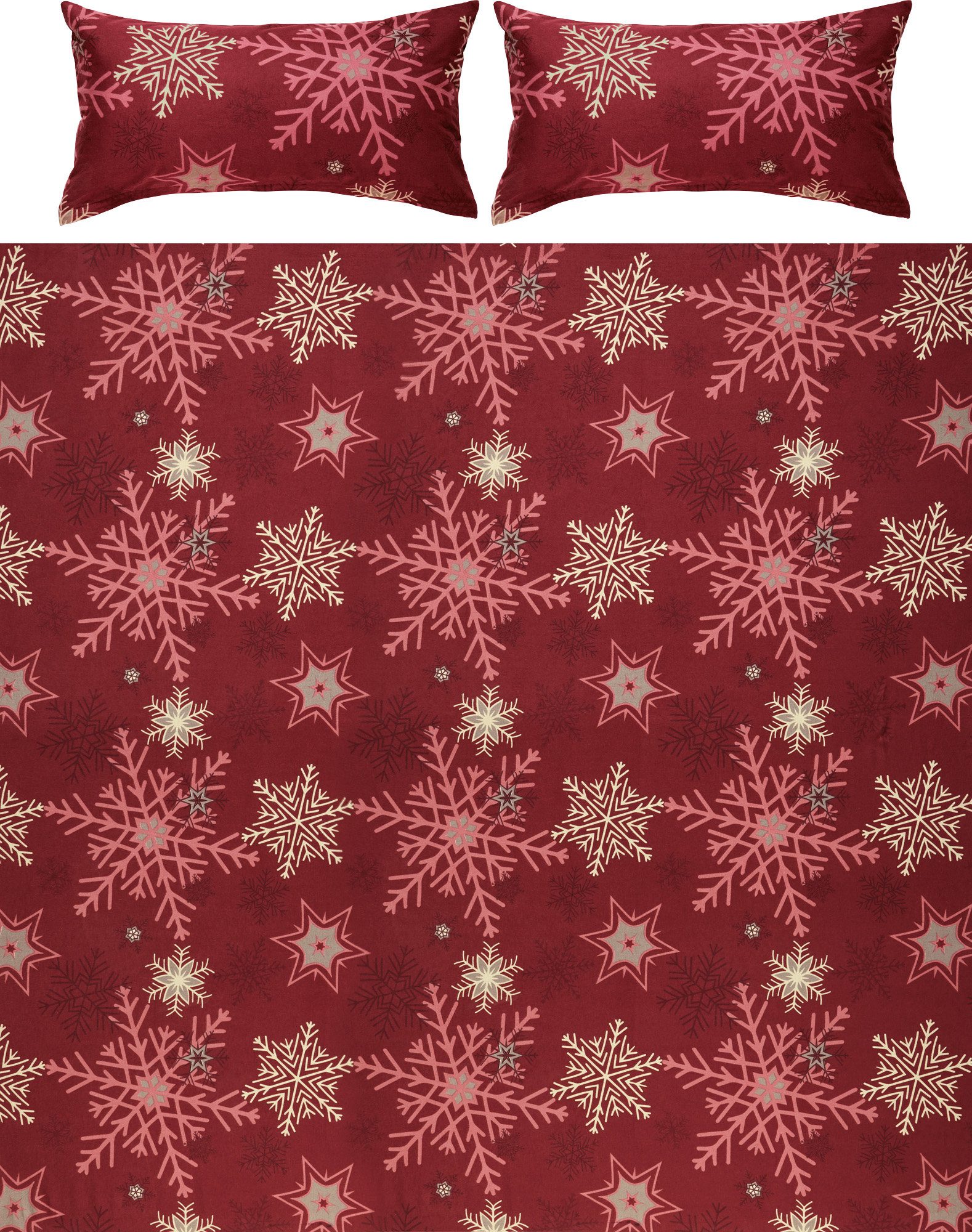 REDBEST Bettwäsche Bettwäsche, Biber, Sterne günstig online kaufen